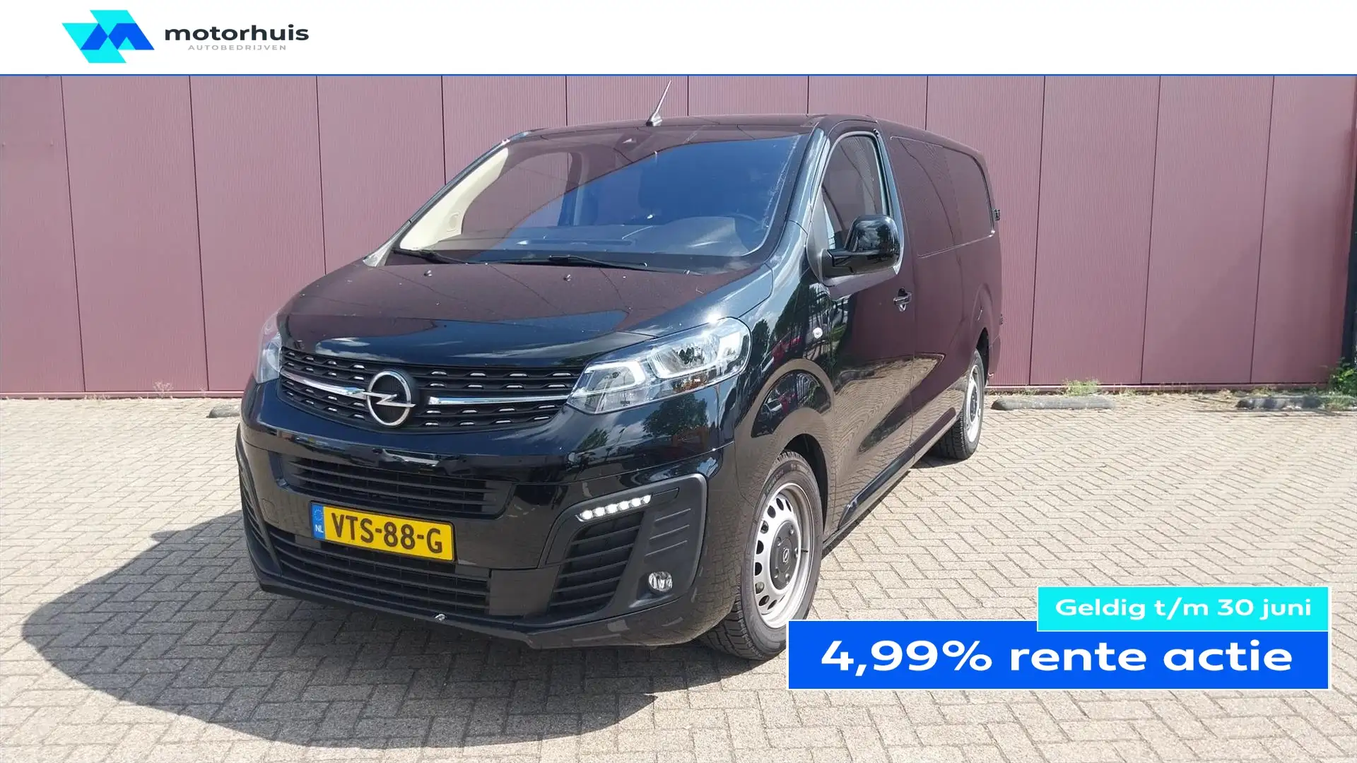 Opel Vivaro Dubbel cabine 2.0 Diesel 177pk L3H1 Automaat Zwart - 1