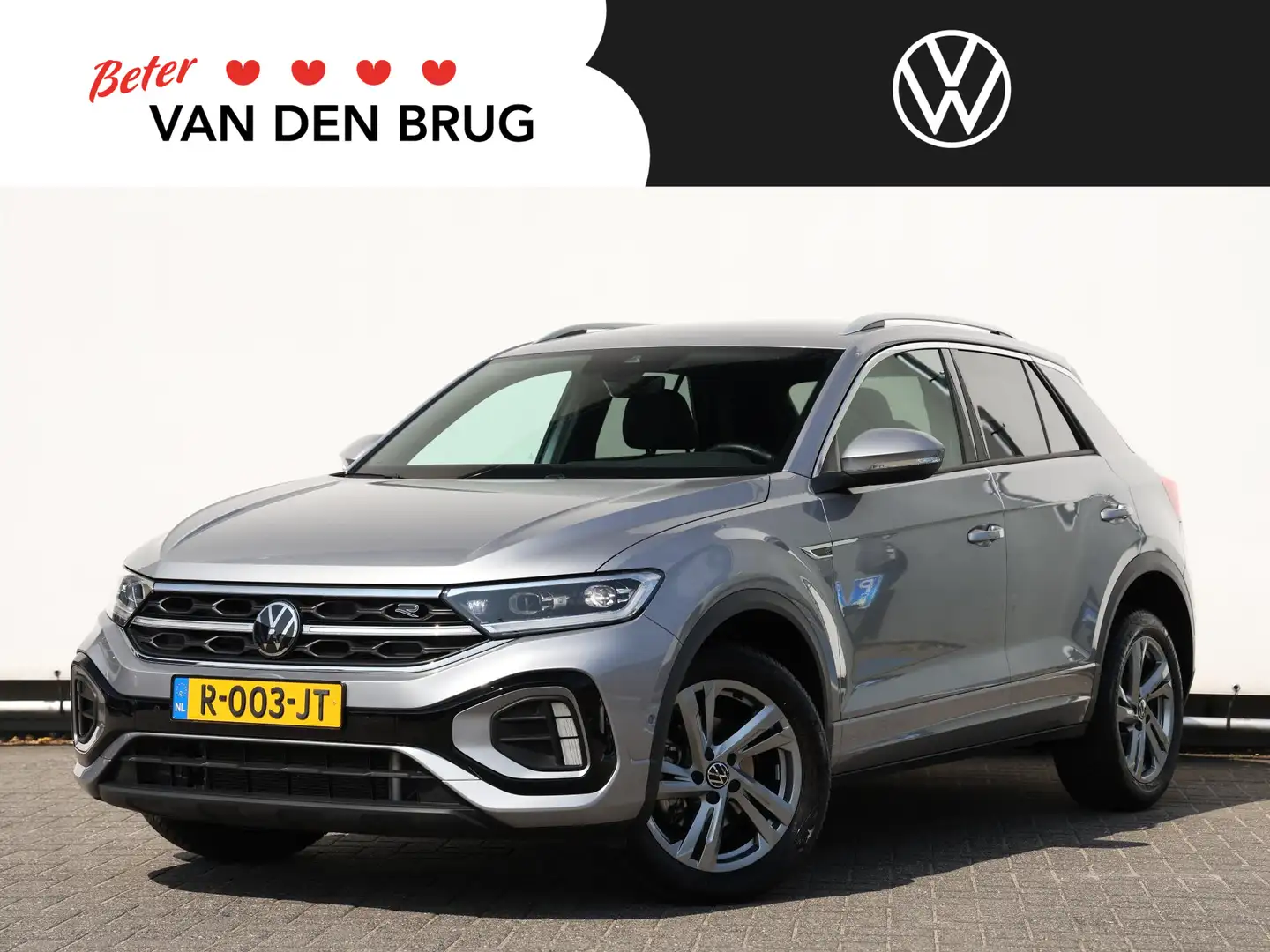 Volkswagen T-Roc 1.5 TSI R-Line 150PK DSG | Led | Navigatie | Trekh Grijs - 1