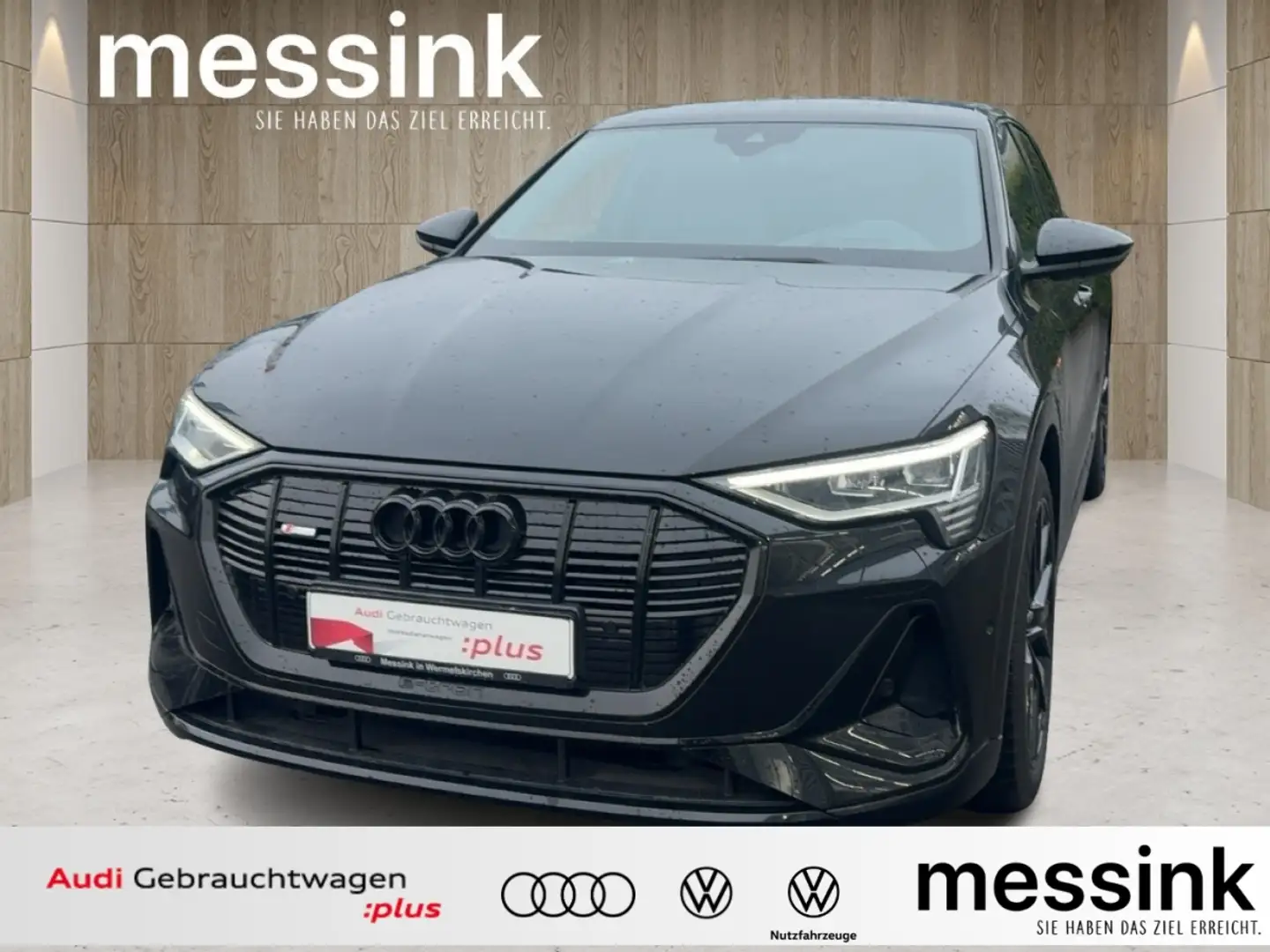 Audi e-tron 55 quattro S line*Navi*RfK*AHK*HeadUp*Luft**21 *LE Zwart - 1
