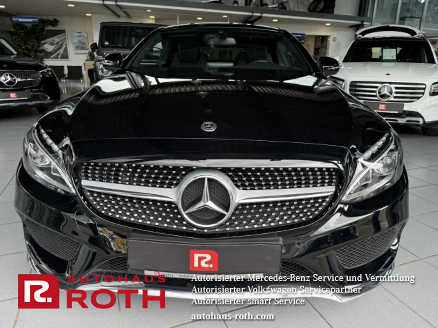 Mercedes-Benz C 200 C 200 Coupé AMG Line Pano-Dach LED R-Kamera Navi Negro - 2