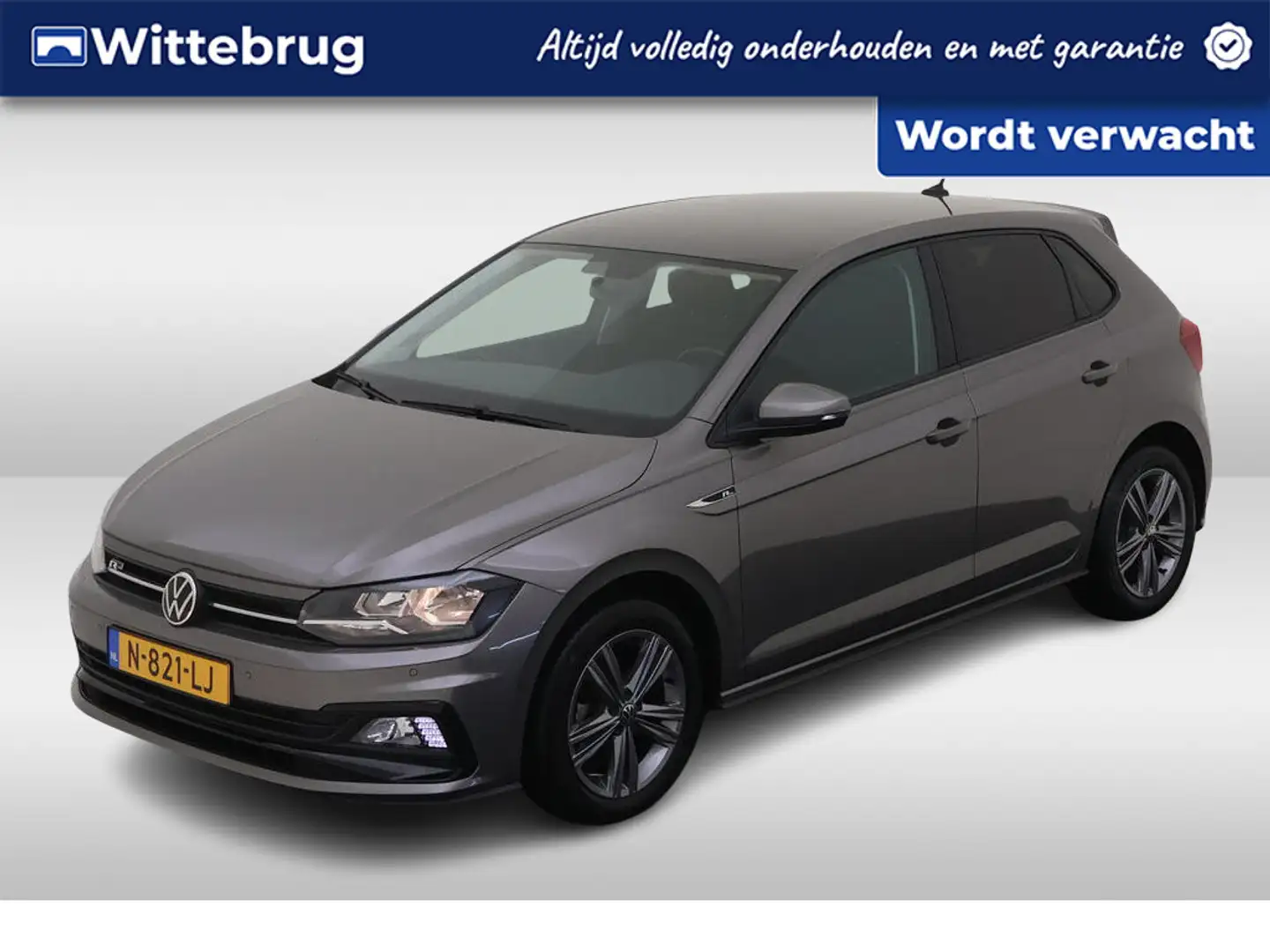 Volkswagen Polo 1.0 TSI 95PK DSG R-Line Edition / Airco / Navigati Gris - 1
