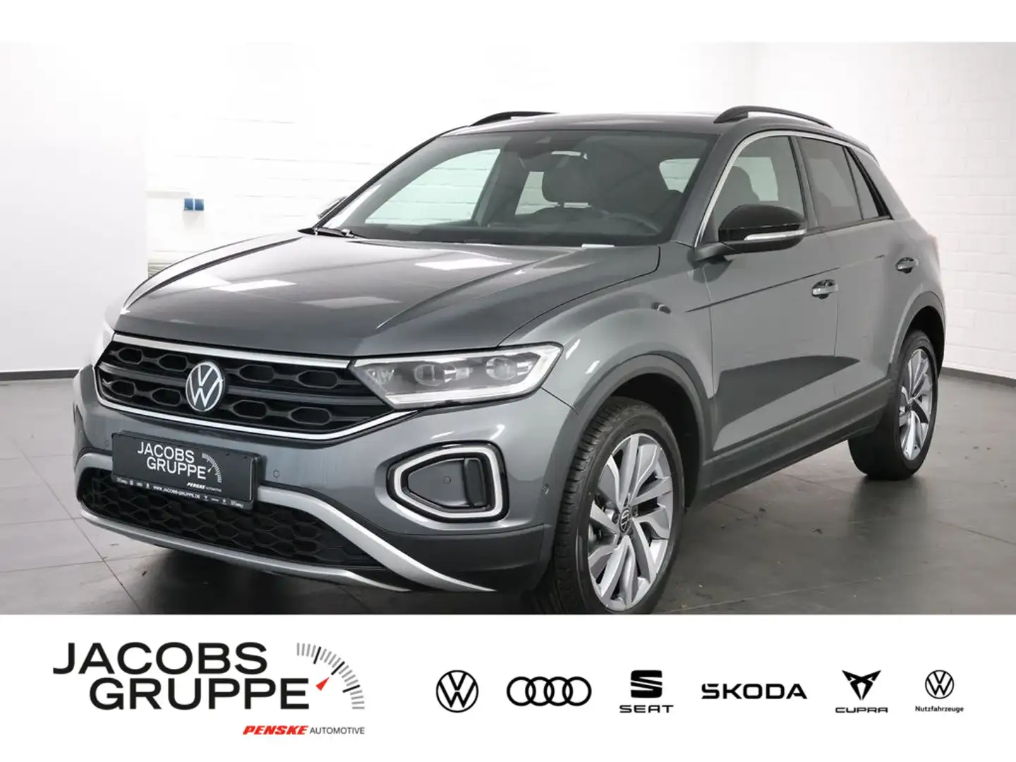 Volkswagen T-Roc 1.0 TSI Goal Navi,LED,RFK,SHZ Grau - 1