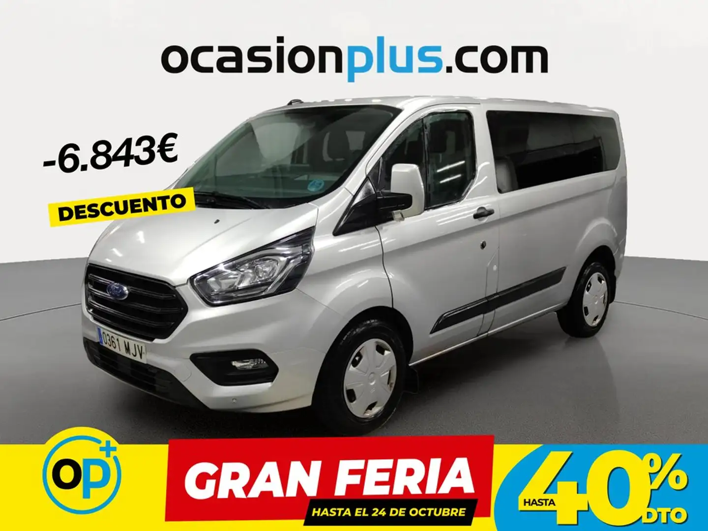 Ford Transit Custom FT 320 L1 Kombi Trend EcoBlue 130 Gris - 1