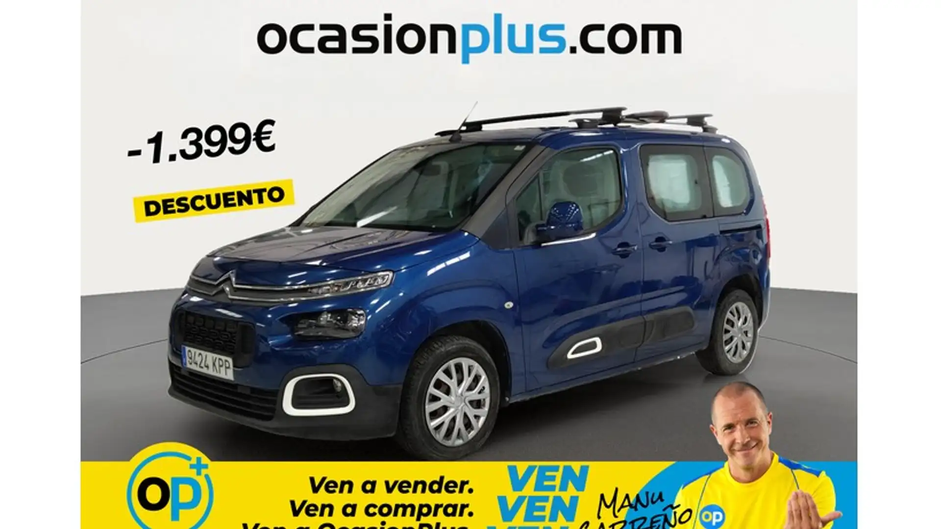 Citroen Berlingo M1 BlueHDi S&S Talla M Feel 130 Azul - 1