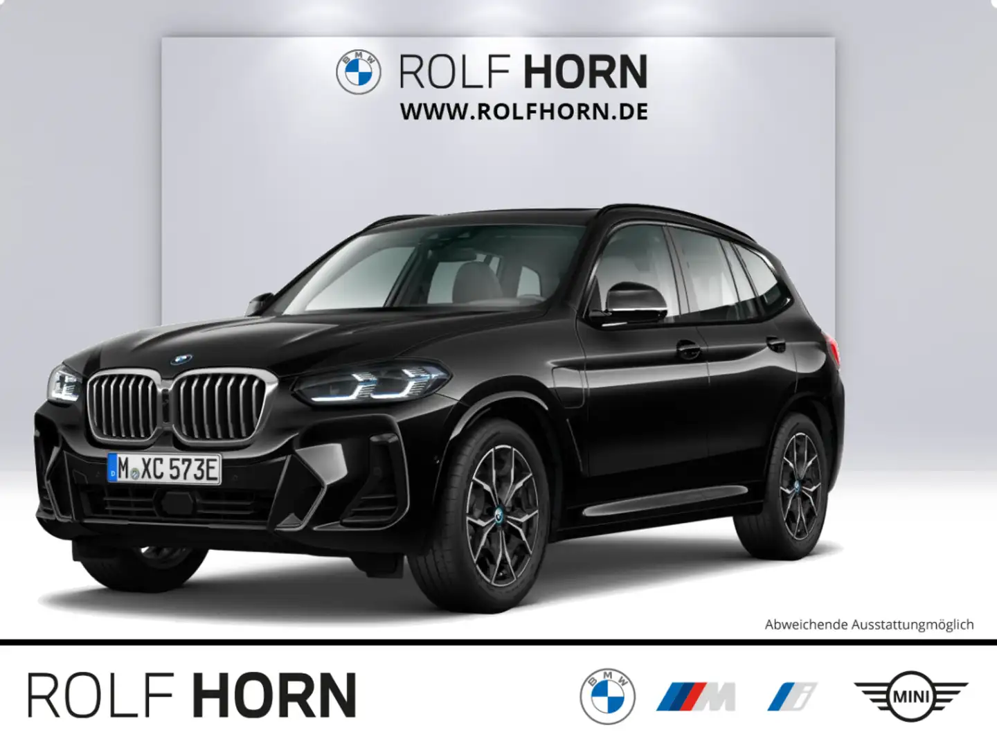 BMW X3 xDrive30e M Sportpaket AHK HUD ACC Pano RfKam Schwarz - 1