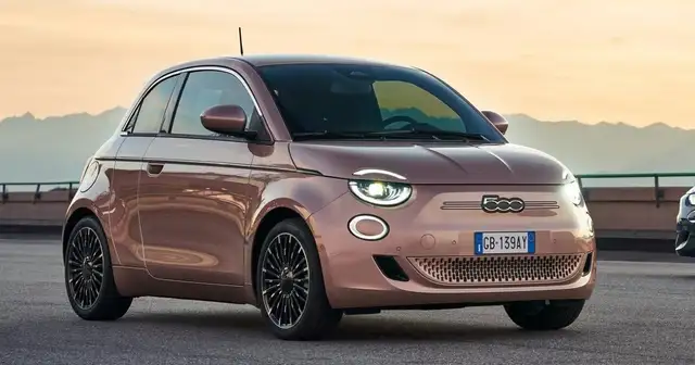 Fiat 500e 3+1 La Prima Rose Panodak Stoelverwarming Garantie