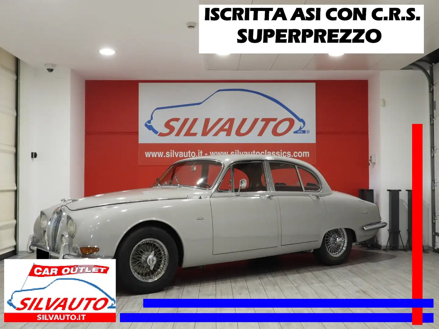 Jaguar S-Type 3.4 - ISCRITTA ASI CON C.R.S. - SUPERPREZZO (1967) Gris - 1