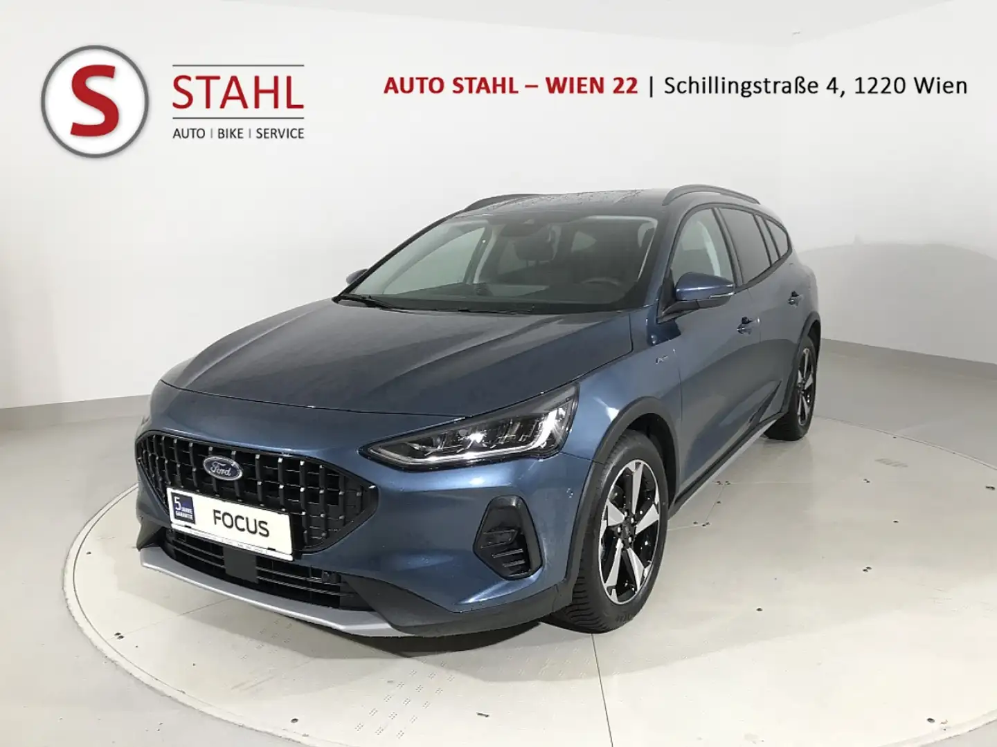 Ford Focus 1,0 EcoBoost Hybrid Active X 155PS Aut. Inkl. G... Blau - 1