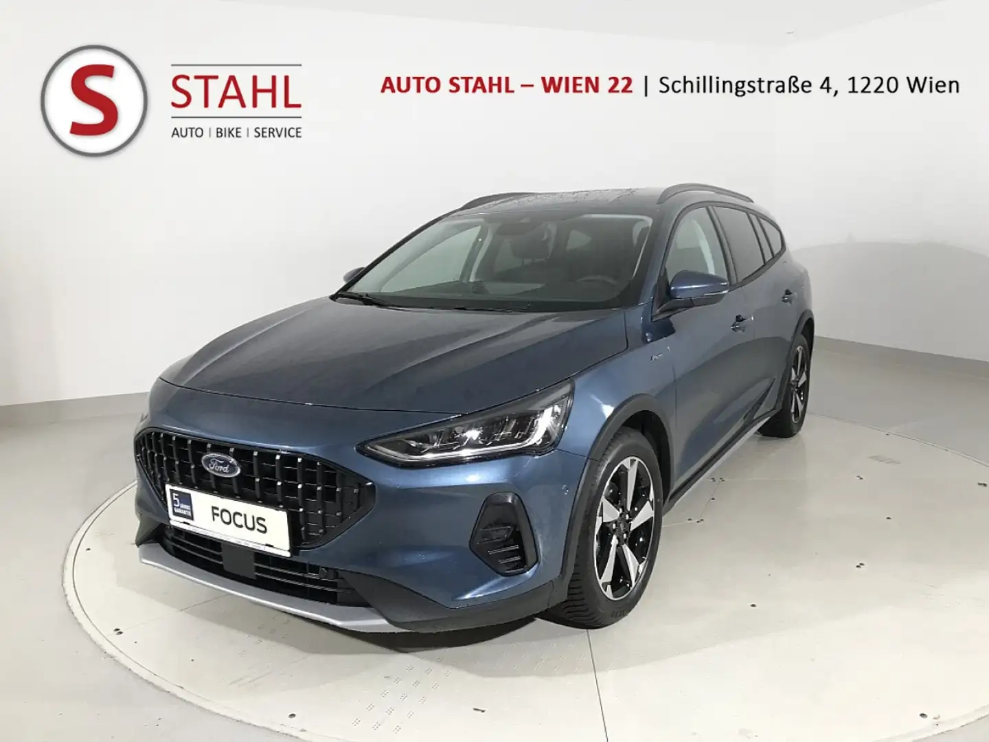 Ford Focus 1,0 EcoBoost Hybrid Active X 155PS Aut. Inkl. G... Blau - 1
