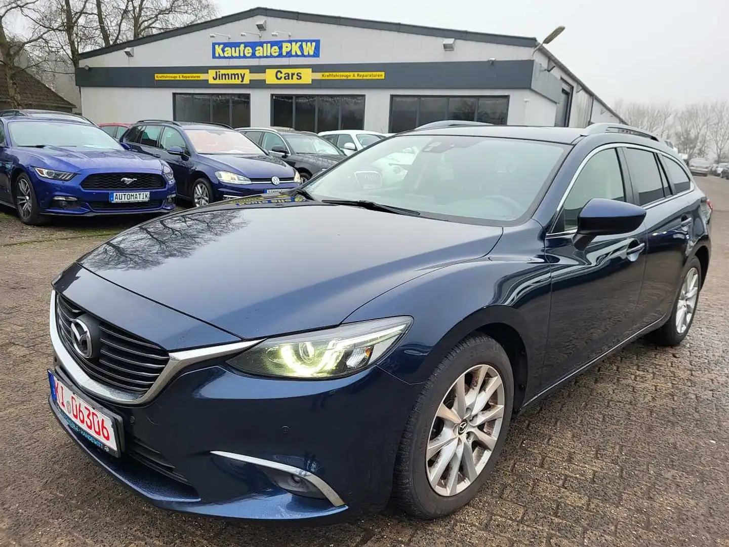 Mazda 6 Kombi Diesel 6 SKYACTIV-D 150 i-ELOOP Exclusive-Li Blau - 1