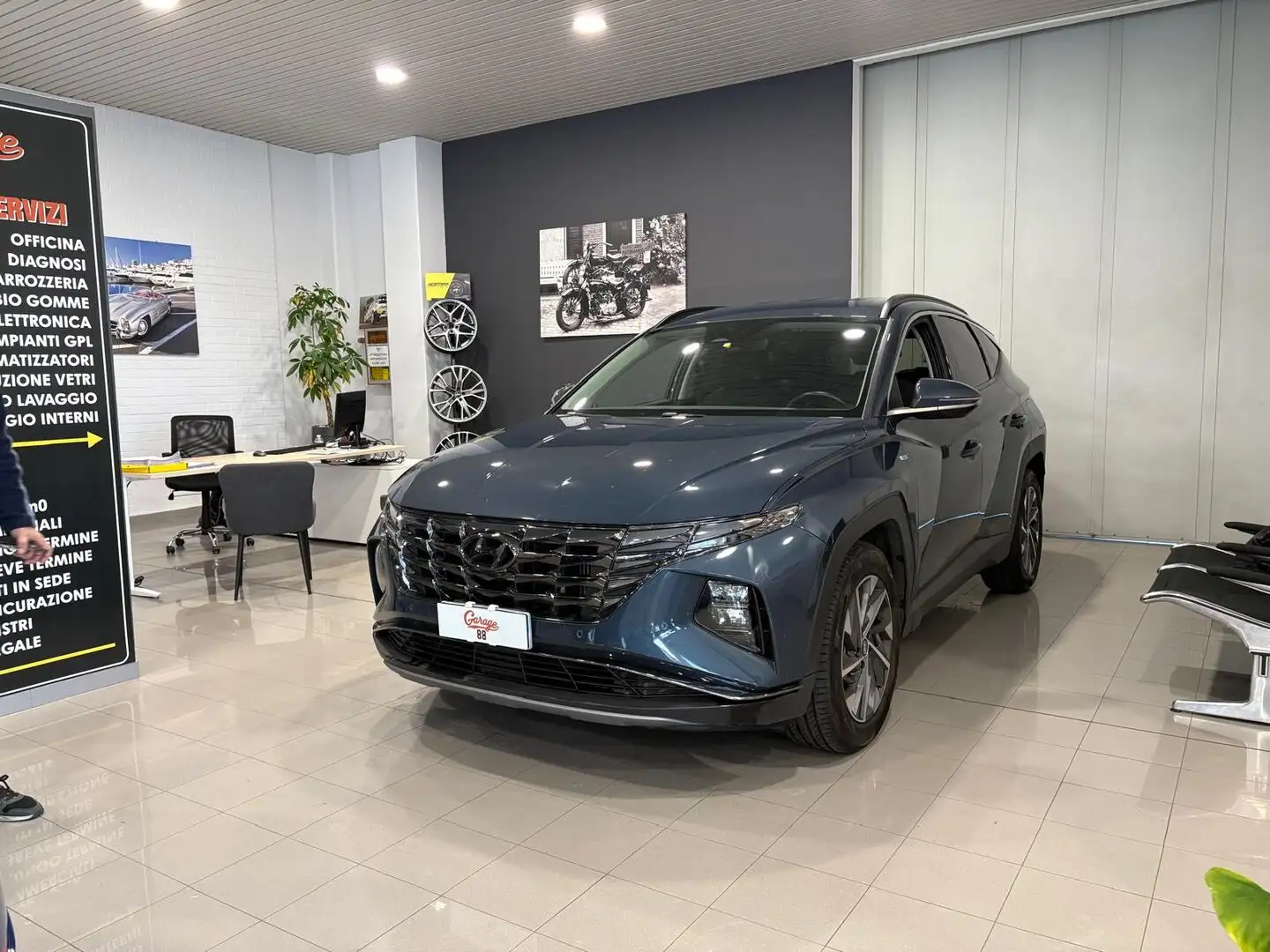 Hyundai TUCSON 1.6 t-gdi 48V Xline 2wd imt Bleu - 2