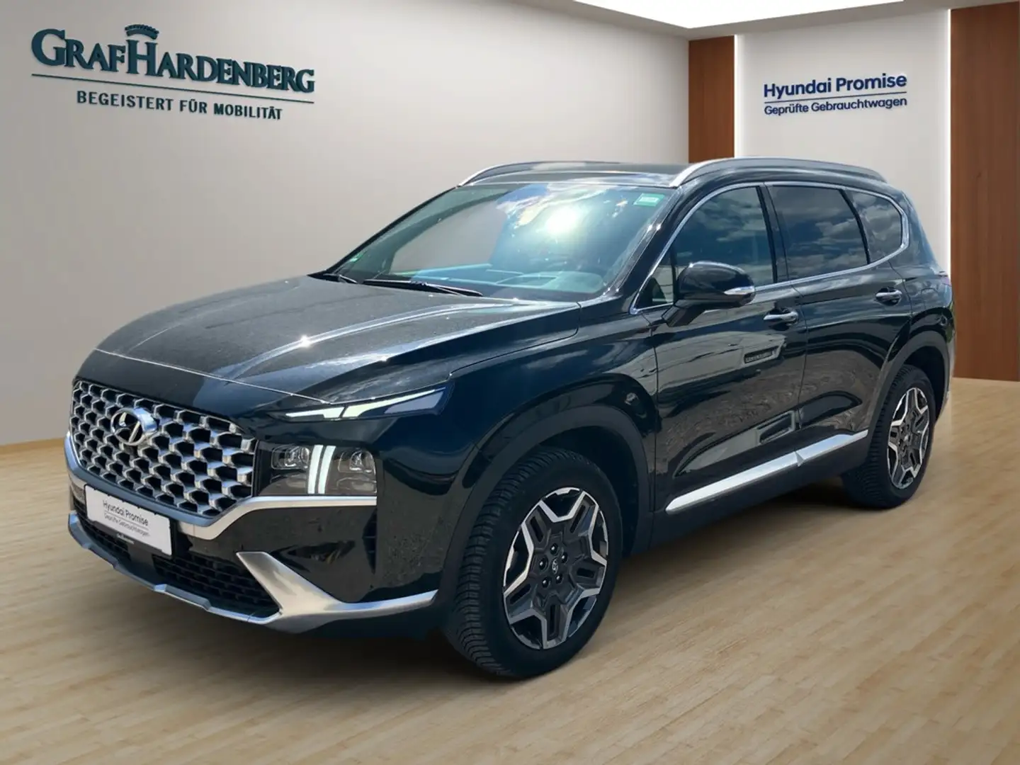 Hyundai SANTA FE 6-Sitzer 1.6 T-GDi 6-AT Prime Plug-In Hybrid 4WD Schwarz - 1