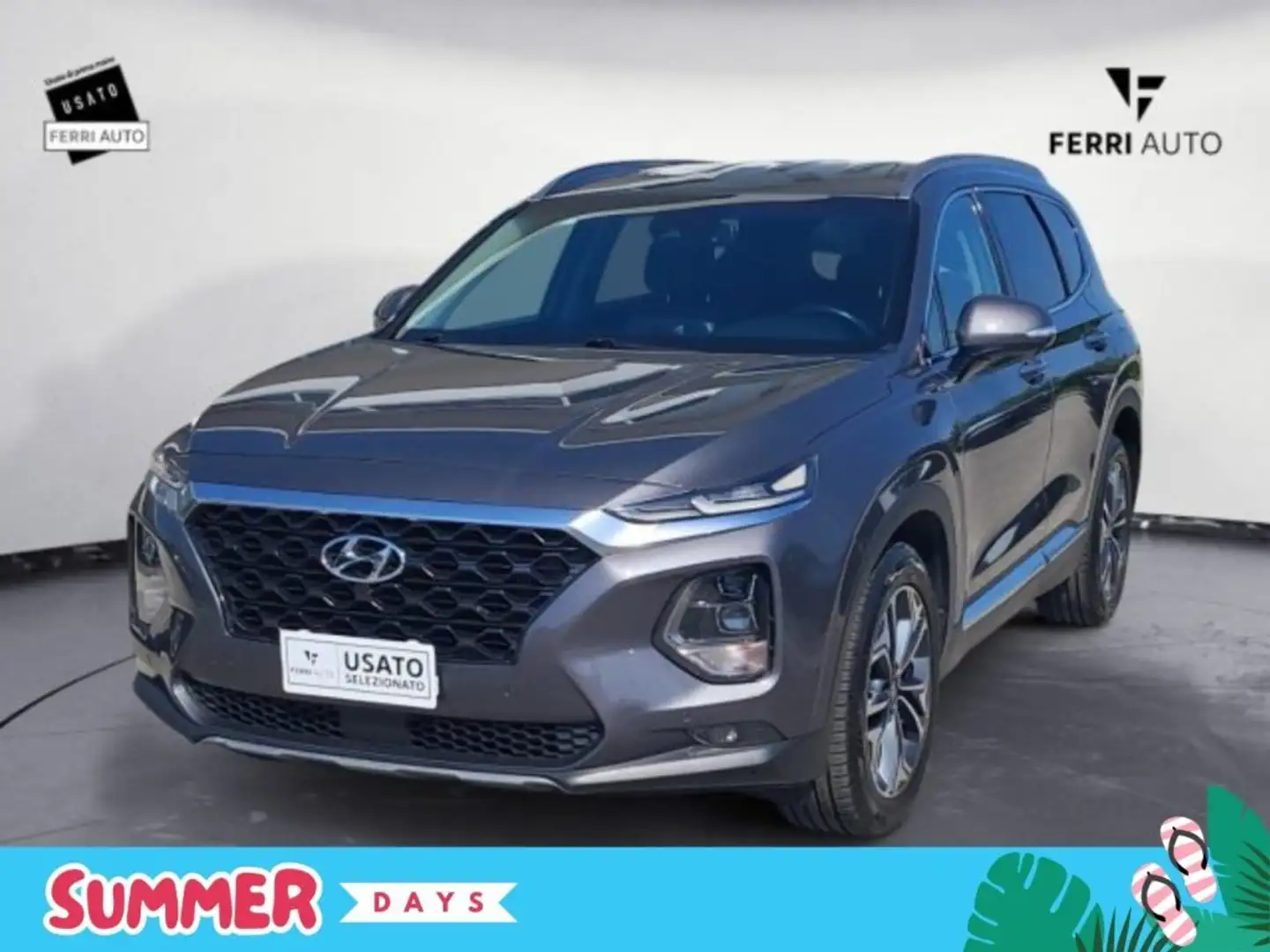 Hyundai SANTA FE 2.2 CRDi 4WD Excellence Grijs - 1