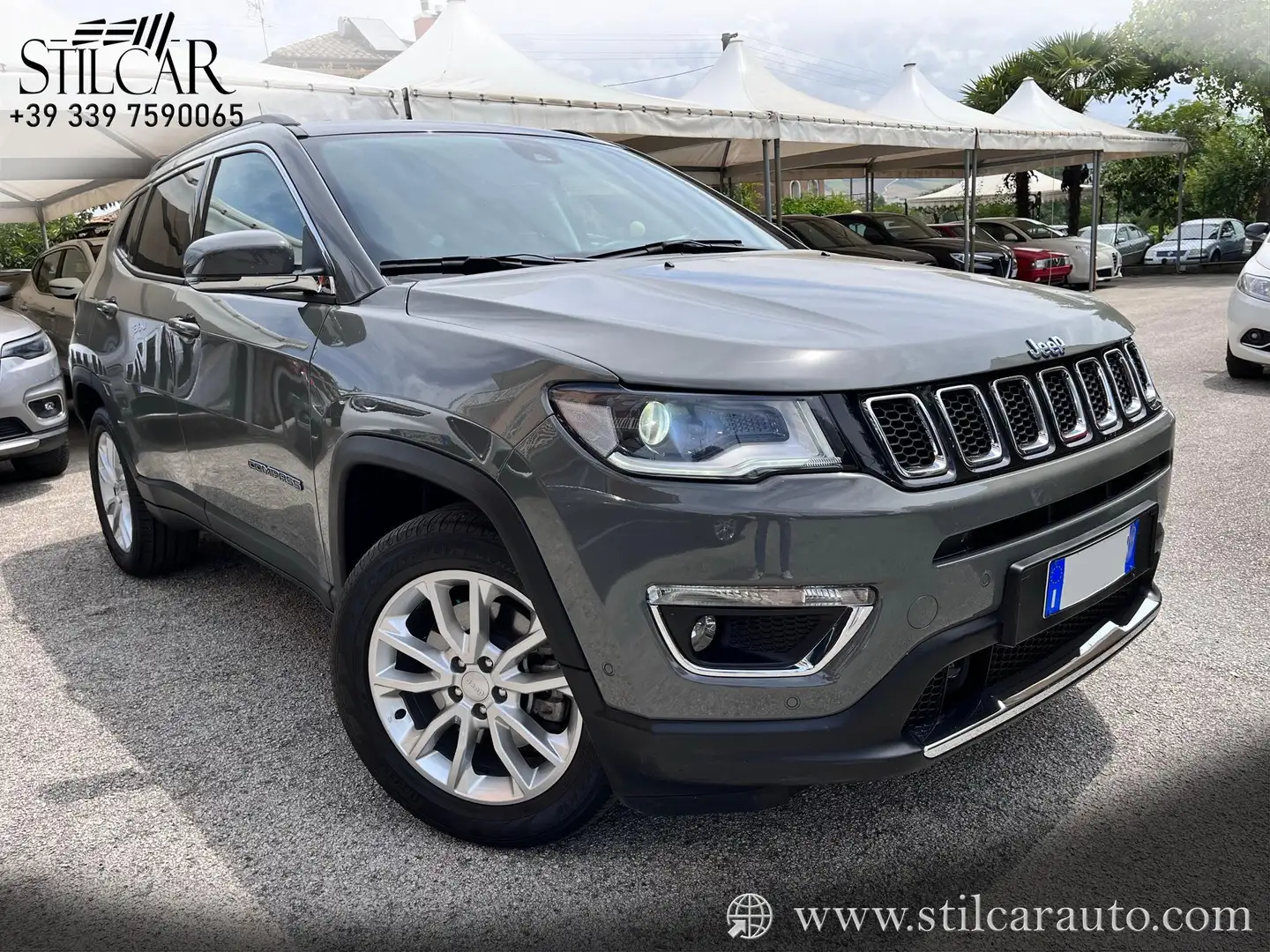 Jeep Compass 1.3 Turbo T4 PHEV Limited 4xe 190CV AT6 Hybrid Grigio - 1