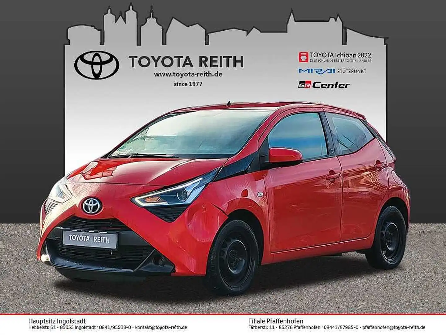 Toyota Aygo X -play Team Deutschland Rojo - 1