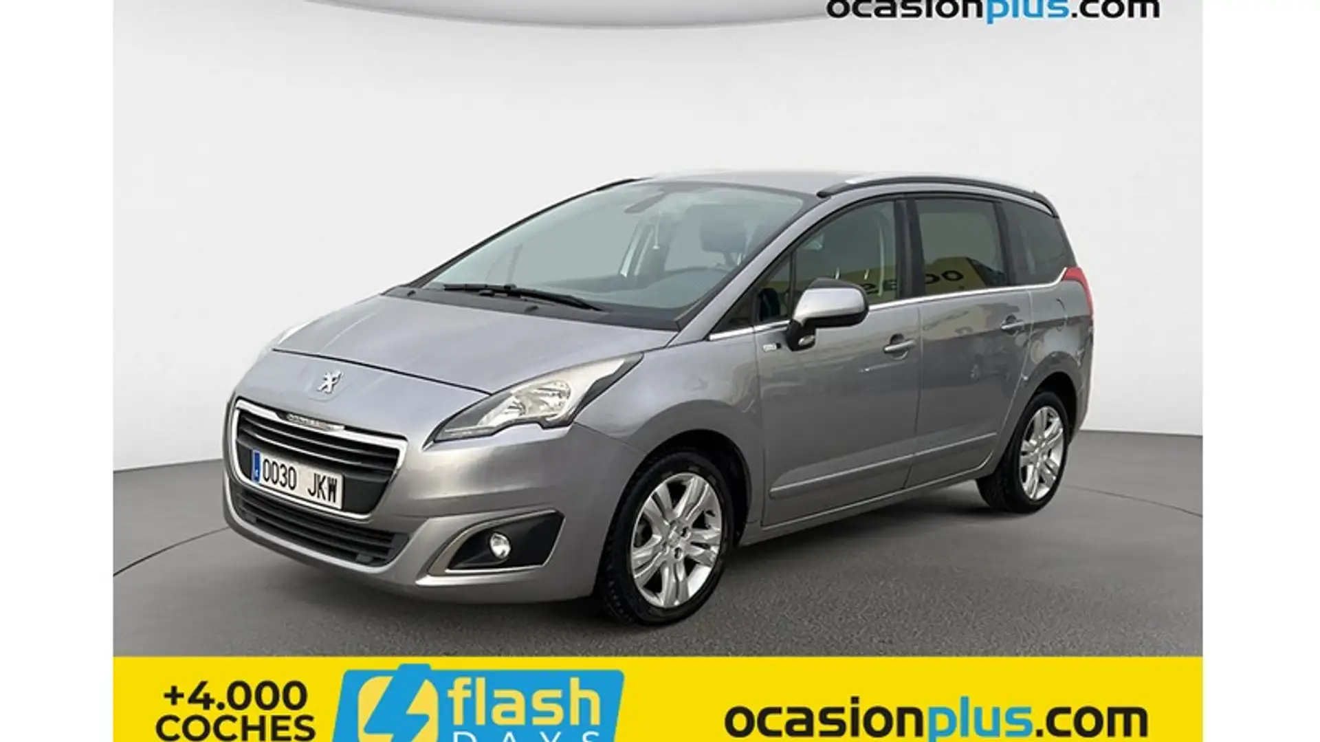Peugeot 5008 1.6 BlueHDi Style 7 pl. 120 Gris - 1