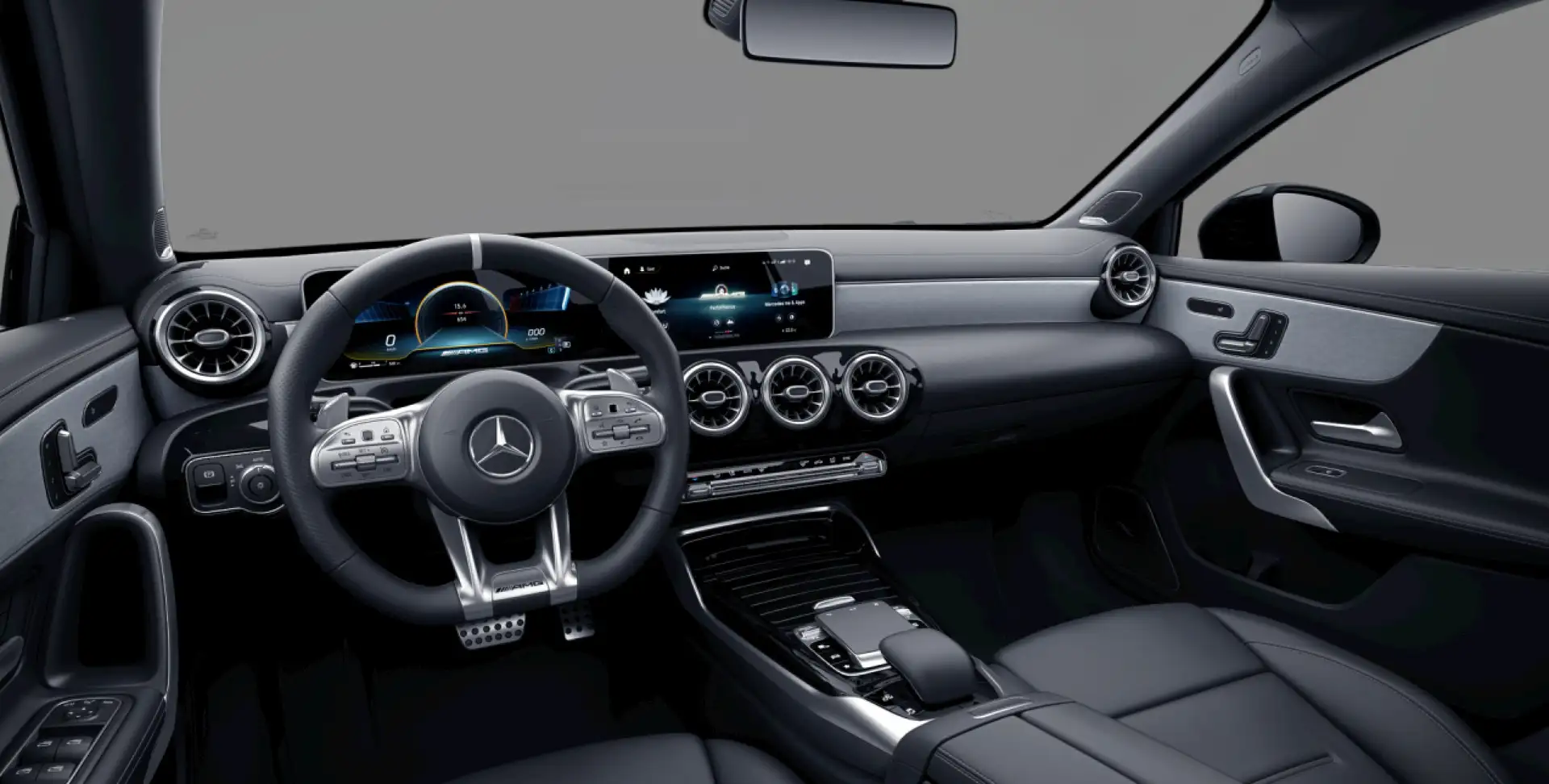 Mercedes-Benz A 35 AMG 4Matic AMG * PANO / BURMESTER / 360 / EL ZETEL* Zwart - 2