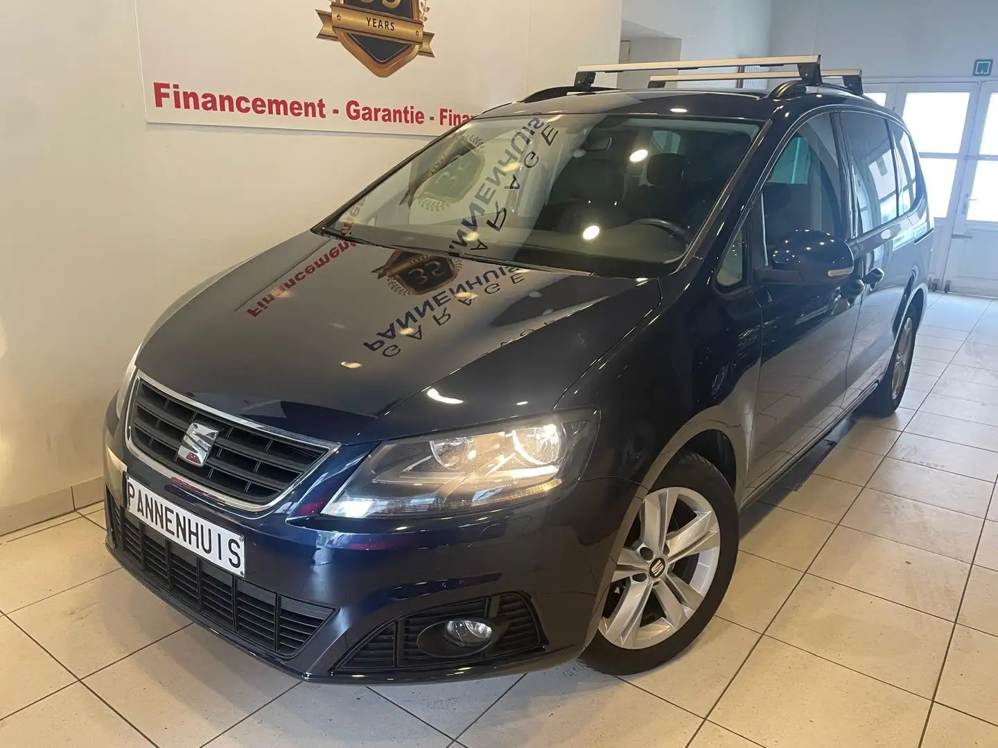 SEAT Alhambra 1.4 TSI Style Advanced DSG I 1ER PROP I 7 PL Bleu - 1