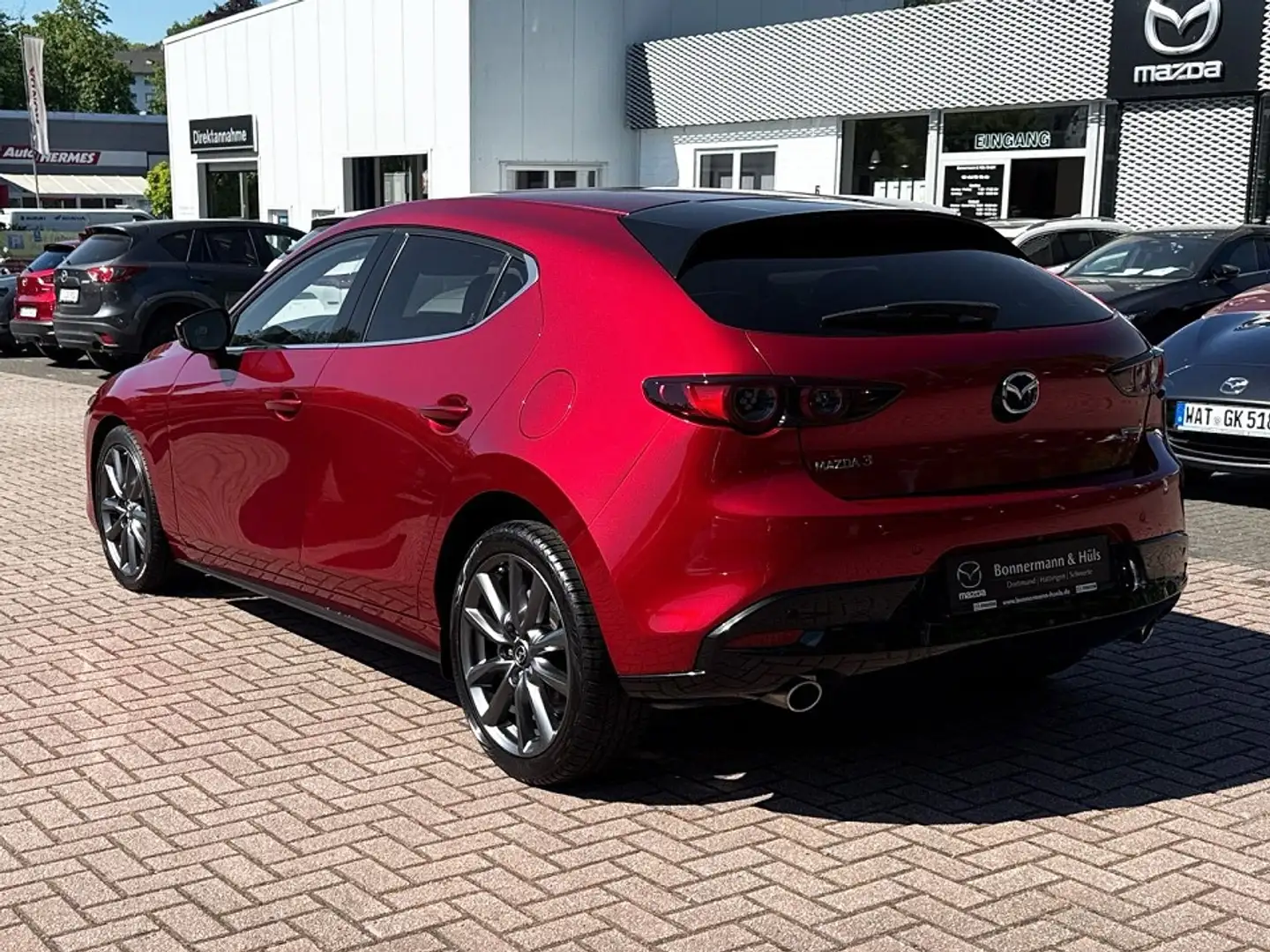 Mazda 3 M Hybrid SELECTION DES-P *Matrix-LED*PDC*Navi* Rojo - 2