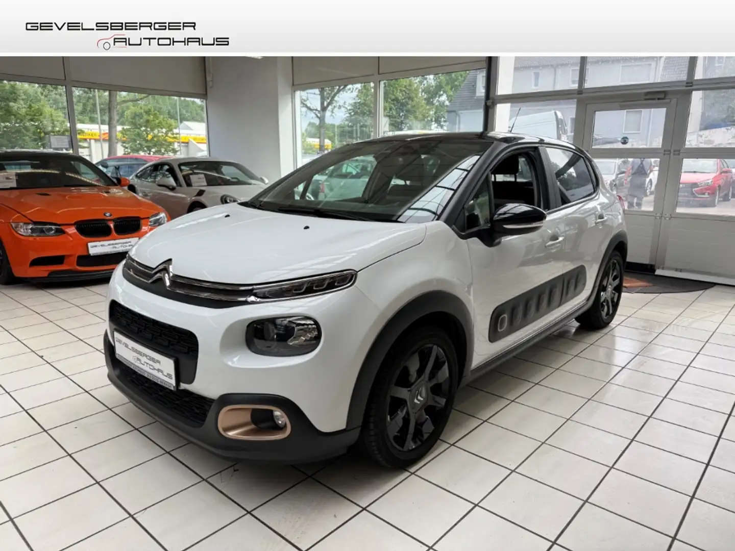 Citroen C3 Automatik*PureTech110 EU6d*Navi*Scheckheft*SHZ Blanc - 1