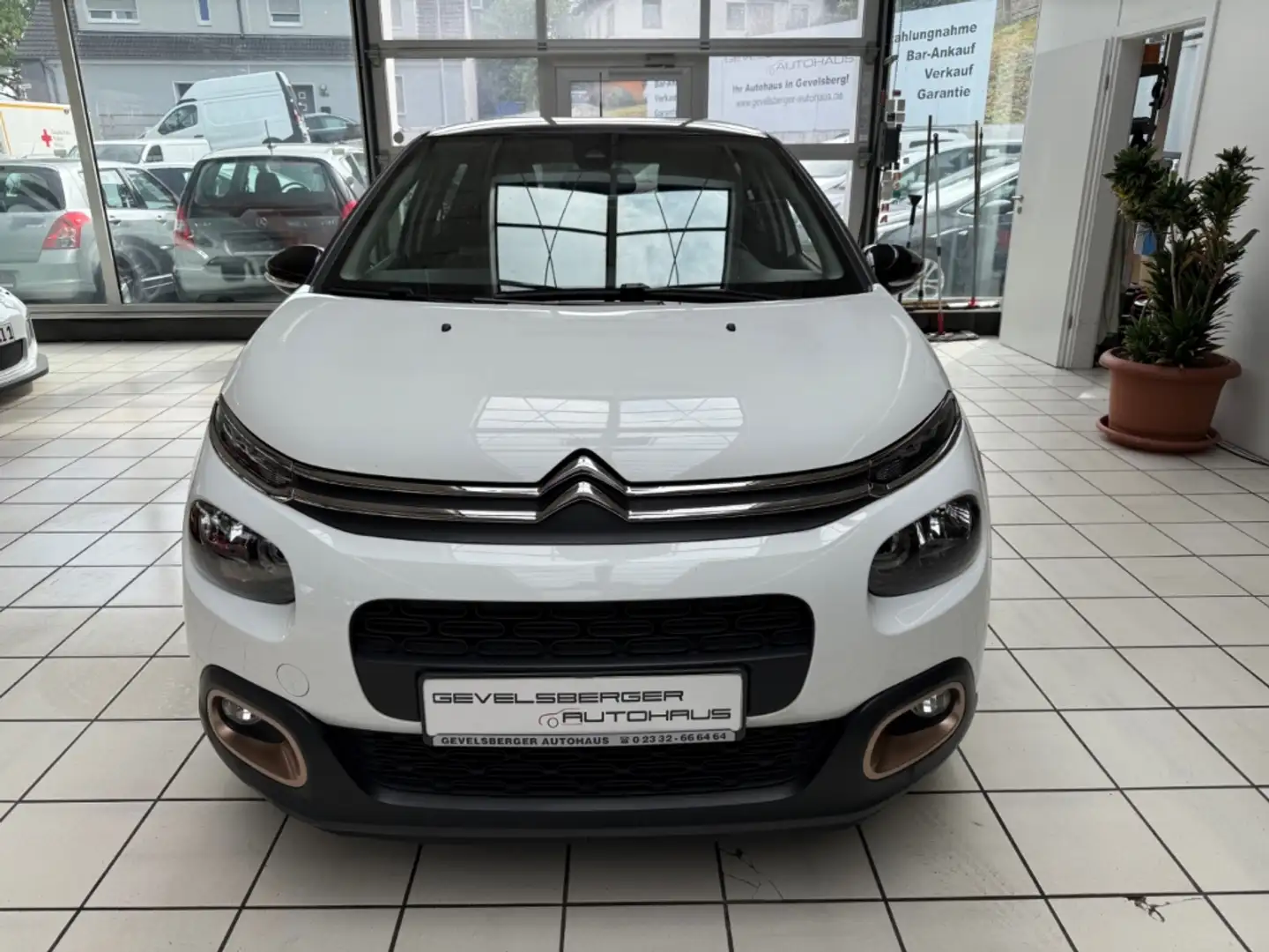 Citroen C3 Automatik*PureTech110 EU6d*Navi*Scheckheft*SHZ Blanc - 2