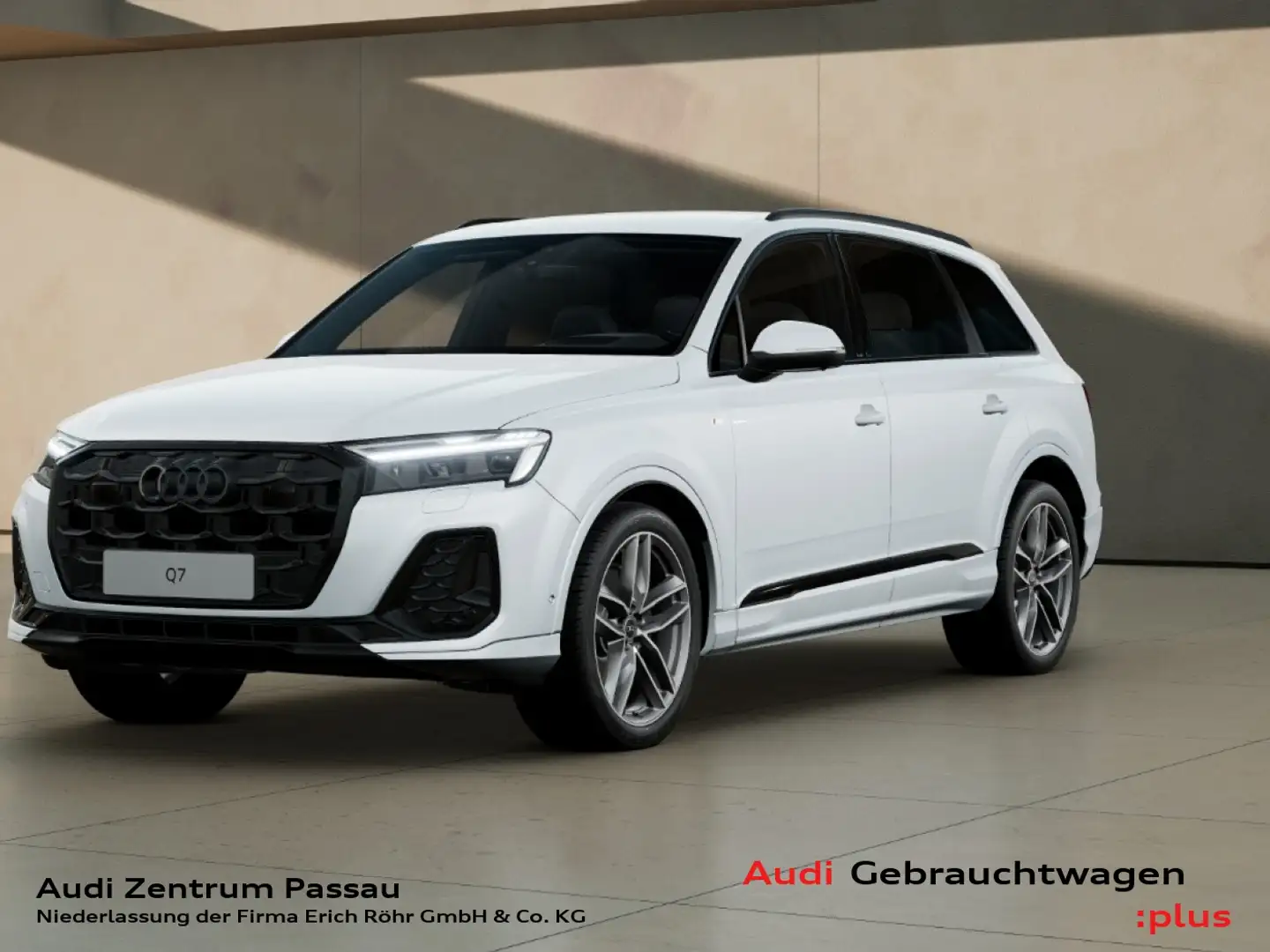 Audi Q7 45 TDI quattro S line MATRIX AHK HEAD-UP Weiß - 1