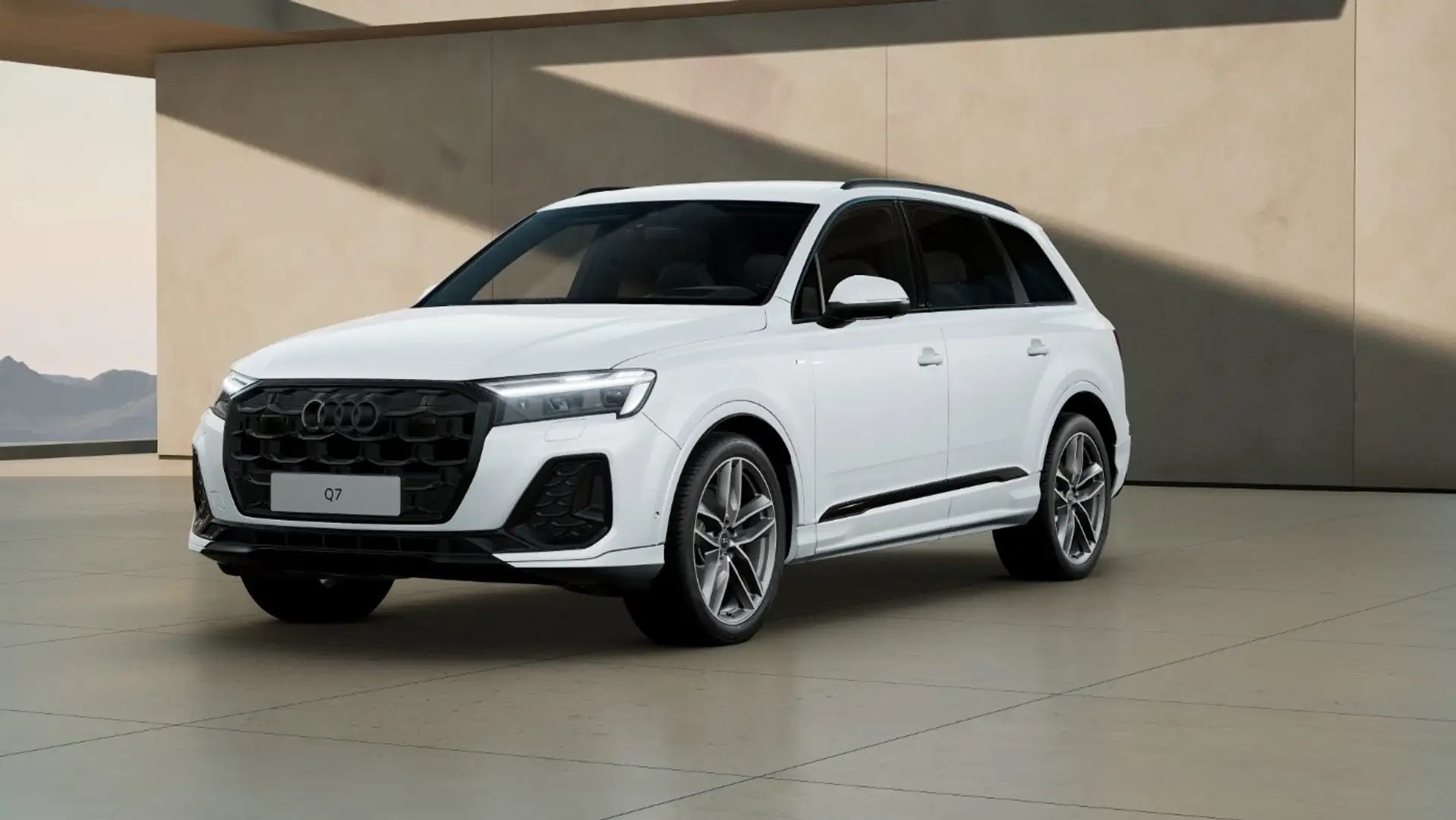 Audi Q7 45 TDI quattro S line MATRIX AHK HEAD-UP Weiß - 2