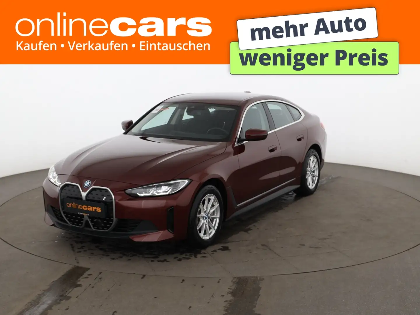 BMW i4 Gran Coupe eDrive35 67kWh Aut LED NAVI LEDER Rot - 1