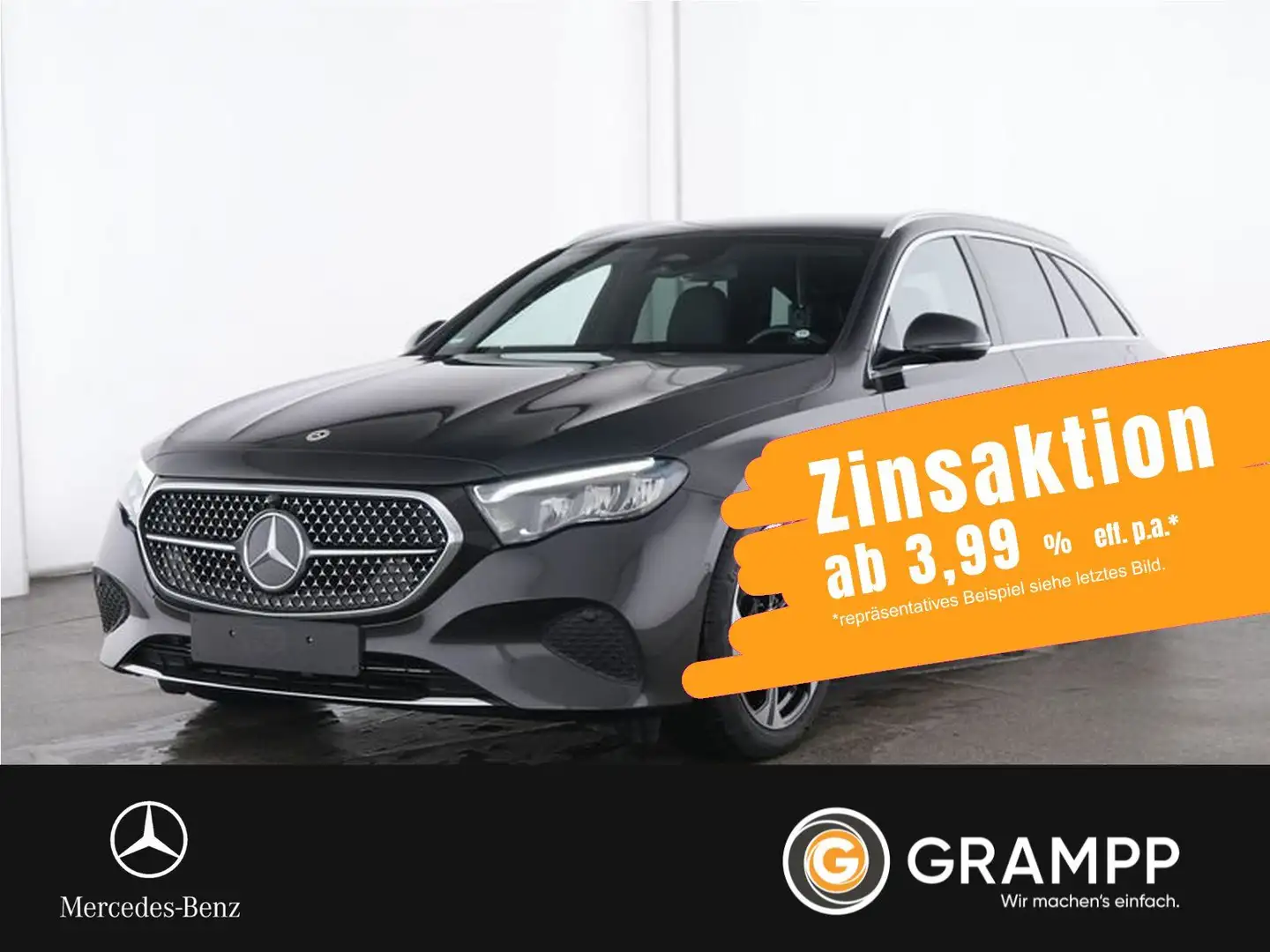 Mercedes-Benz E 300 T de 4M Avantgarde Burm4D/AHK/Kamera/LED Grau - 1