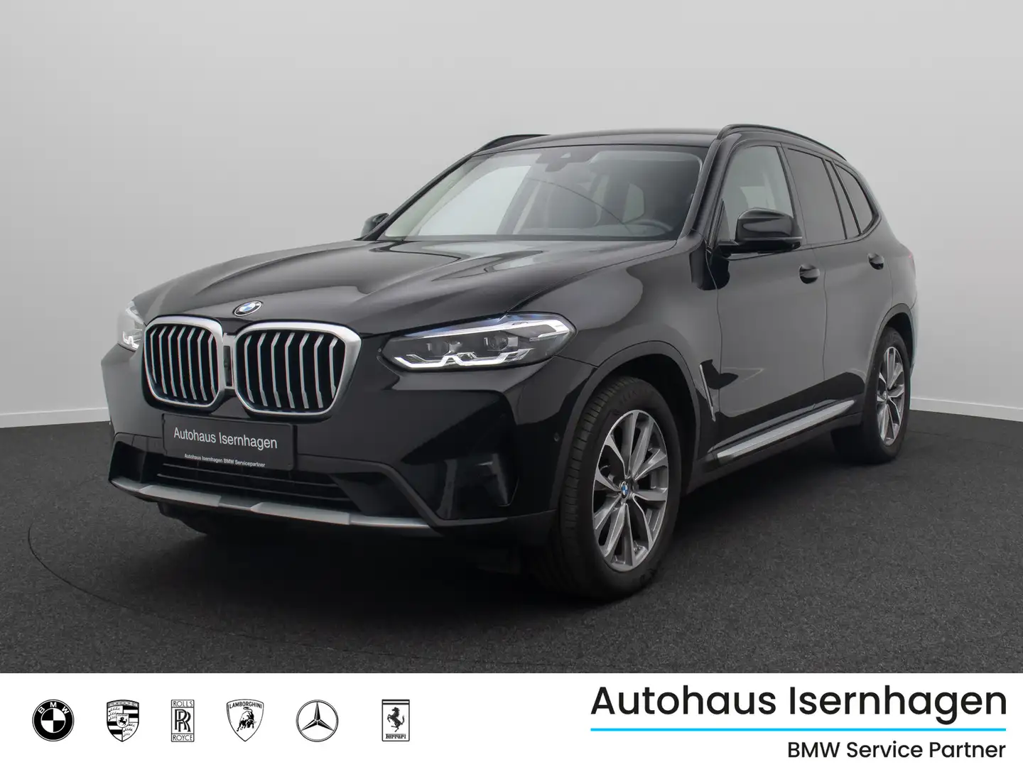 BMW X3 360°M Sport Leder DAB Sportsitz 19Zoll Schwarz - 1