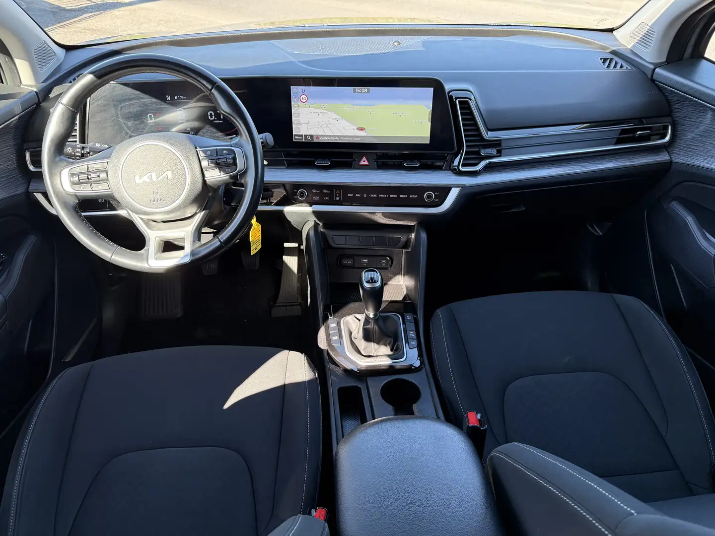 Kia Sportage 1.6 tgdi mhev Business mt Vettura Ufficiale Kia Gris - 2