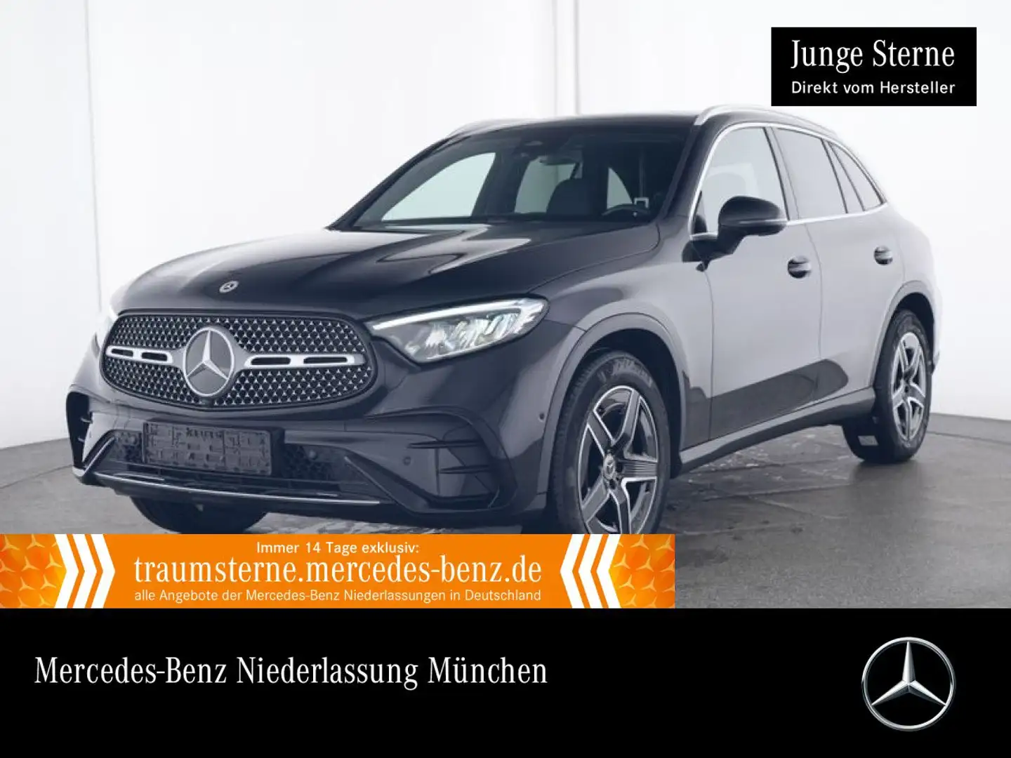 Mercedes-Benz GLC 200 4M AMG+PANO+AHK+LED+KAMERA+TOTW+KEYLESS+9G Schwarz - 1