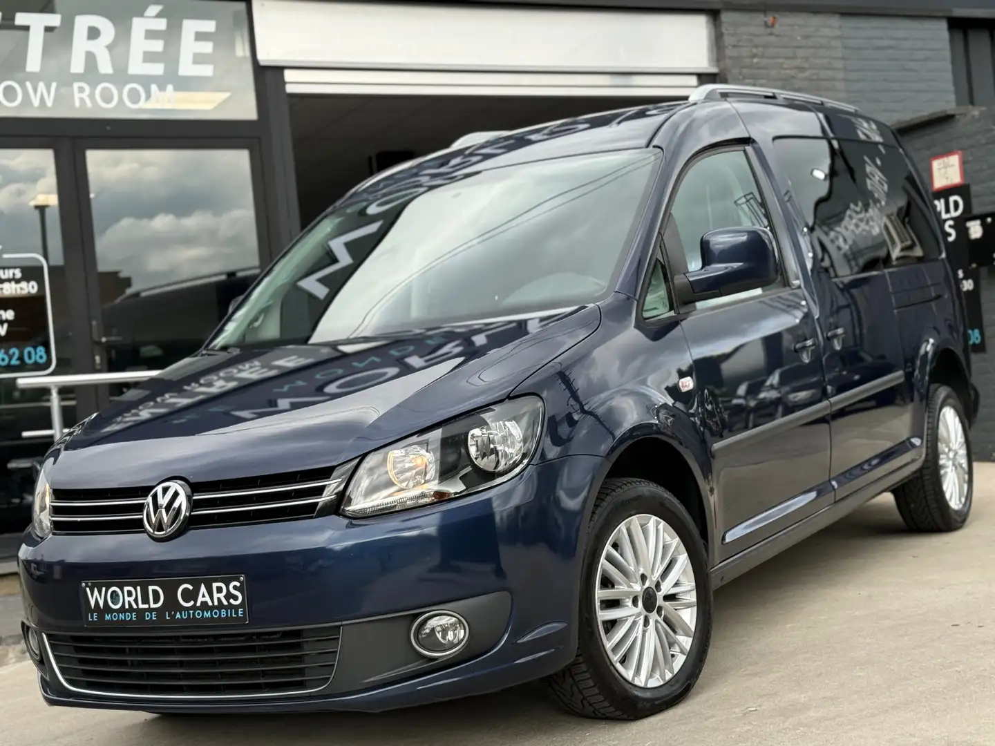 Volkswagen Caddy Maxi Life 1.6 CR TDi Edition CUP /NAVI /GARANTIE Bleu - 1