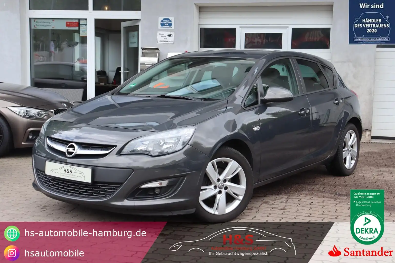Opel Astra J Design-Paket*KLIMA Style Grijs - 1