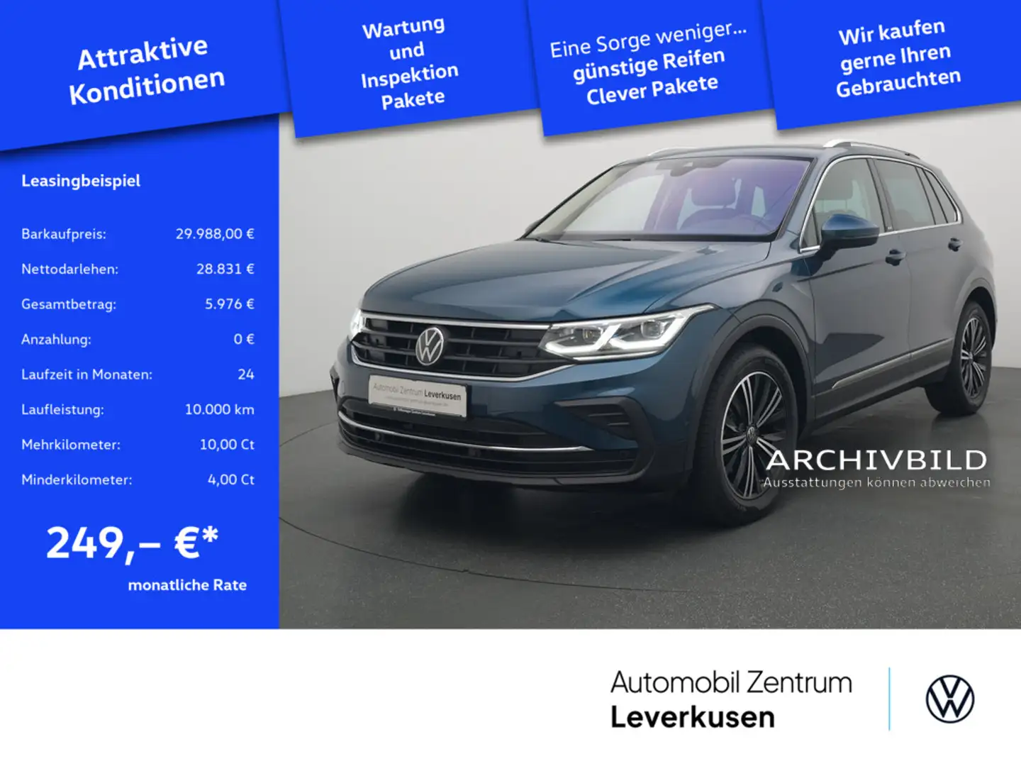 Volkswagen Tiguan AHK NAVI ACC LED SHZ Noir - 1
