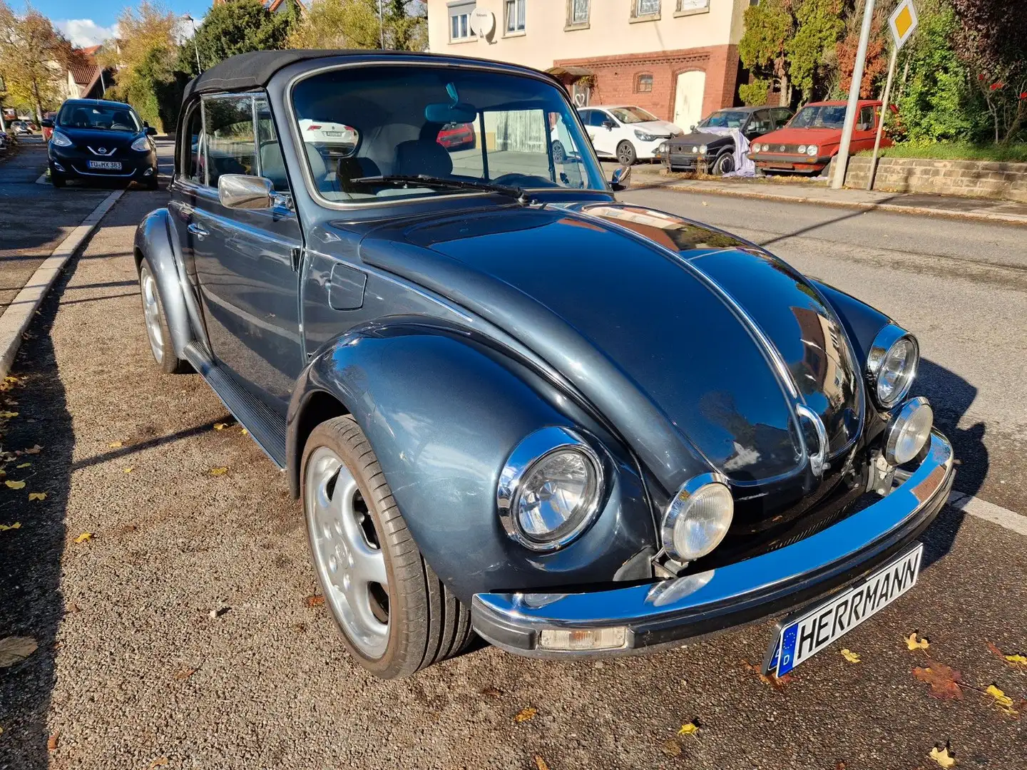 Volkswagen Käfer Cabrio 1303LS Porschefelgen H-Zulassung Gris - 1