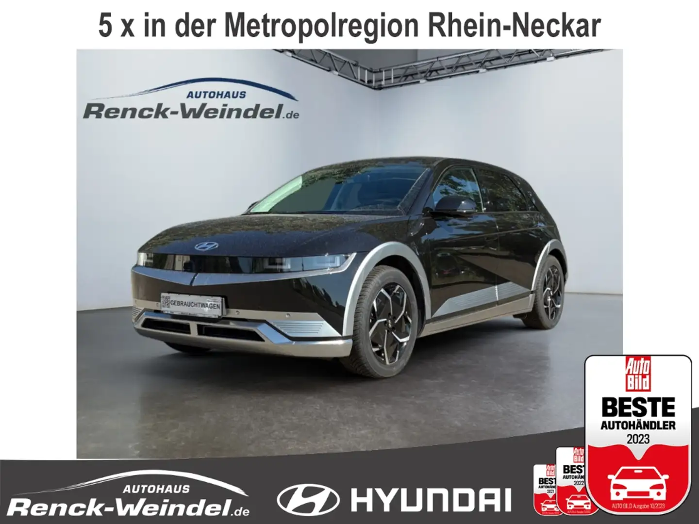 Hyundai IONIQ 5 Techniq Navi Digitales Cockpit LED ACC Apple CarPl Schwarz - 1