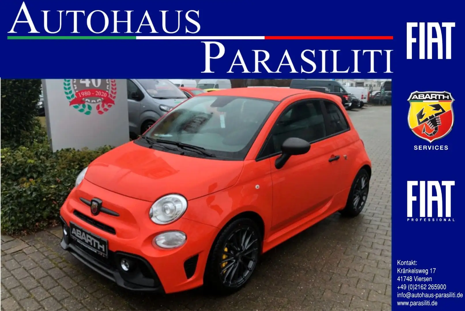 Abarth 695 Komfort-/Tech Paket 17"LMR 180PS Narancs - 1