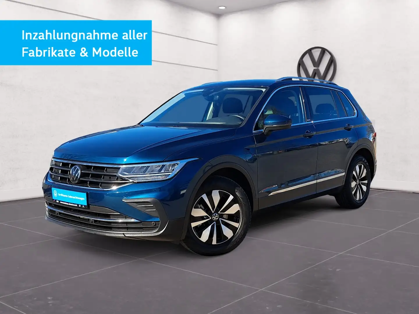 Volkswagen Tiguan 1.5 TSI DSG NAV AHK KAM APP GJ-REIF LED ACC SHZ Blauw - 2