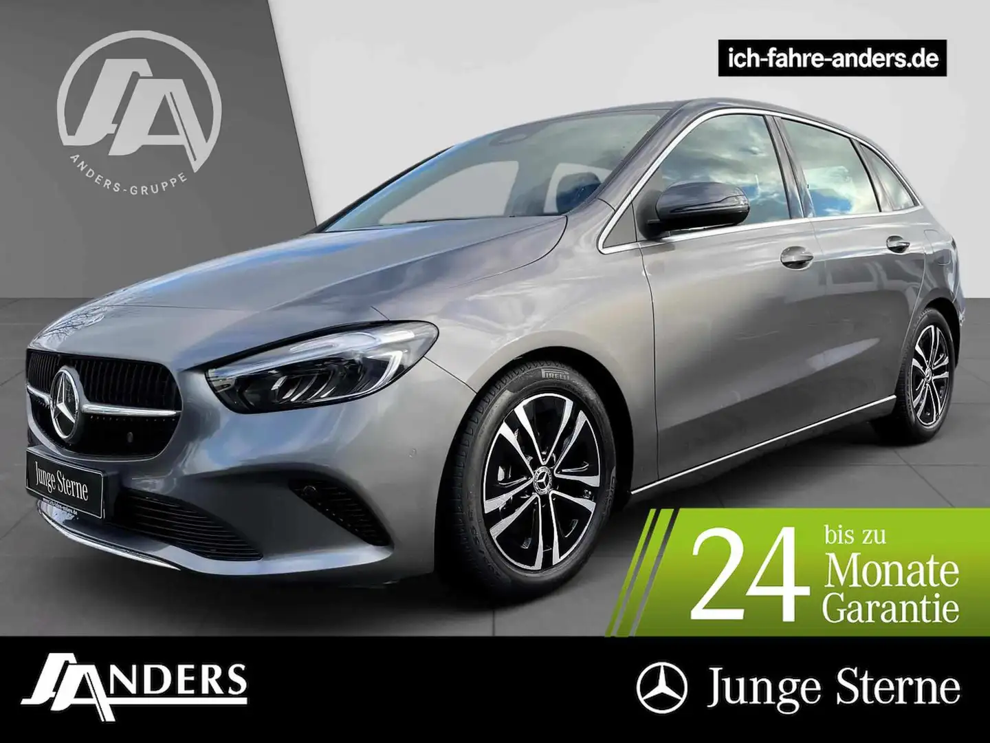 Mercedes-Benz B 200 Progressive Adv+MBUX+LED+Kamera+AHK+EASY-P Grau - 1