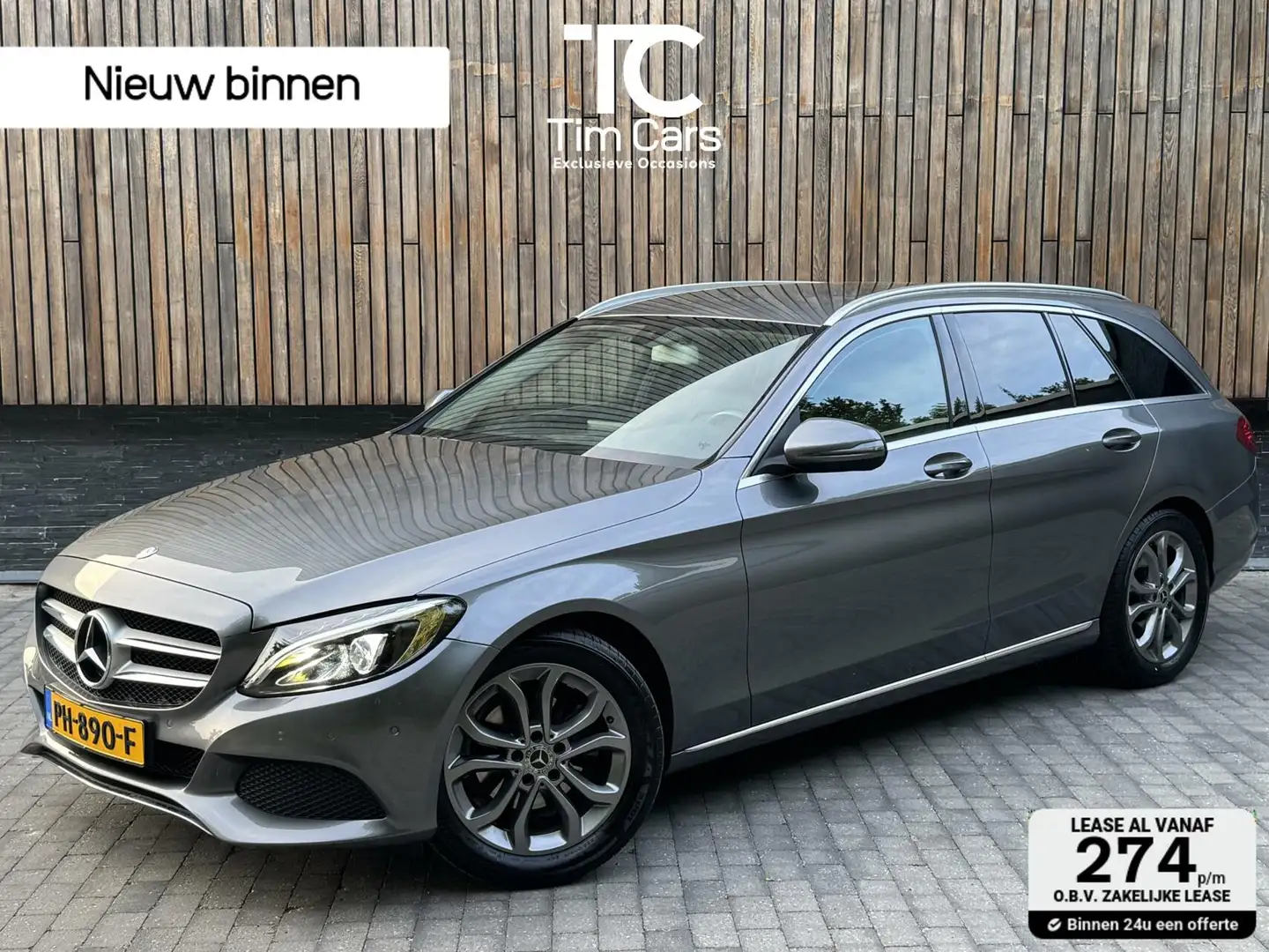 Mercedes-Benz C 180 Estate Business Automaat Navigatiesysteem | Trekha Gris - 1