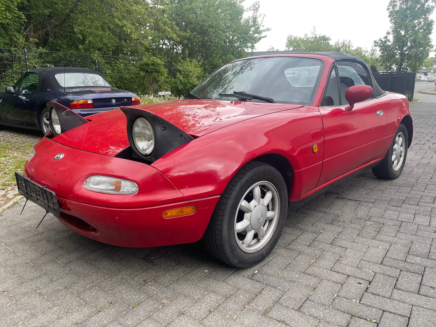 Mazda MX-5 1,6L,116PS,Oldtimer,H-Zulassung möglich,2.Hd Roşu - 2