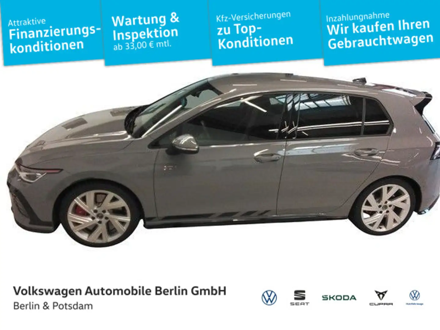 Volkswagen Golf GTI Golf VIII GTI Clubsport 2.0 TSI Performance IQ-L Grau - 1