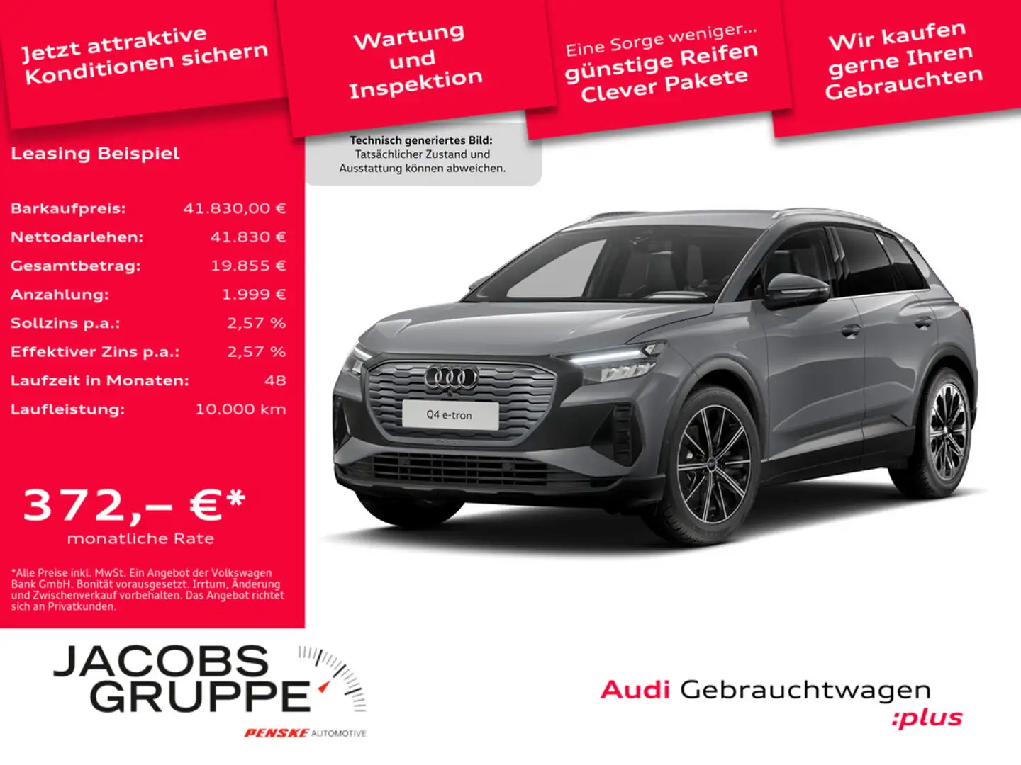 Audi Q4 e-tron Grau - 1