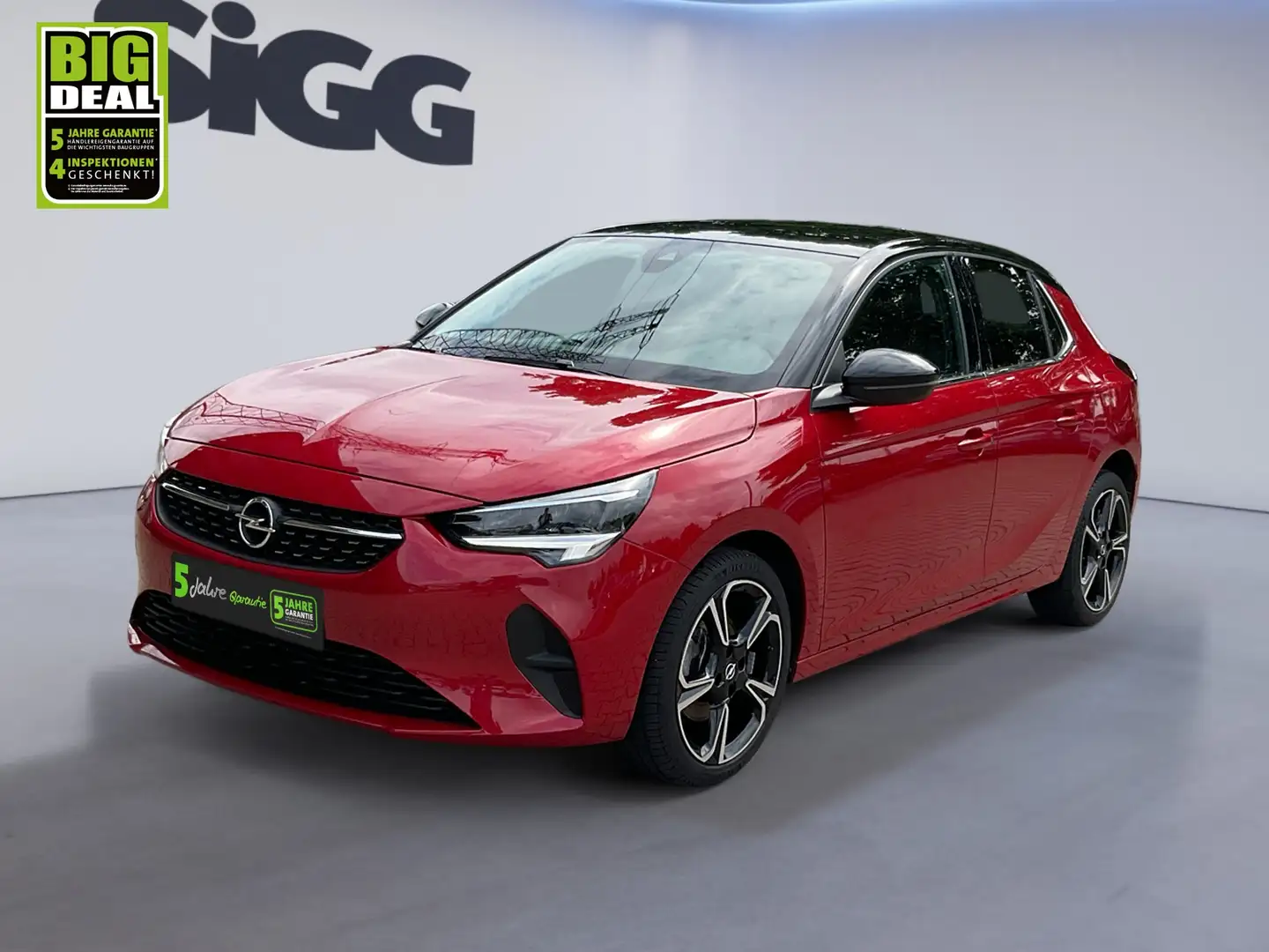 Opel Corsa F 1.2 Turbo Elegance AndroidAuto+AppleCarplay Rood - 2
