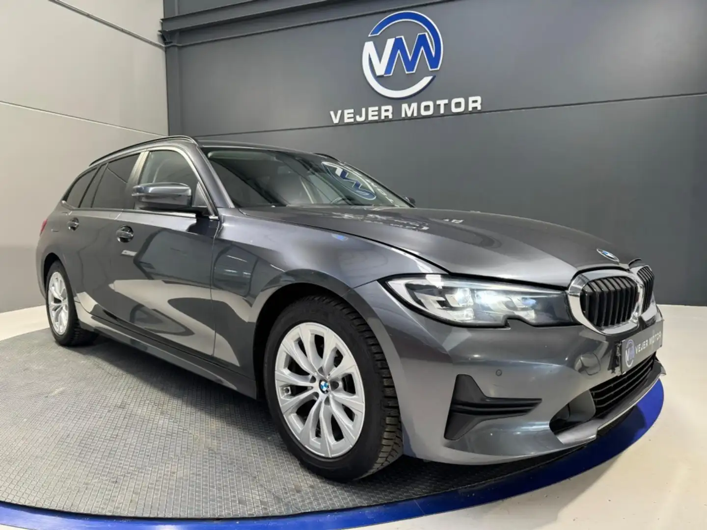 BMW 320 320dA Touring EfficientDynamics Gris - 1