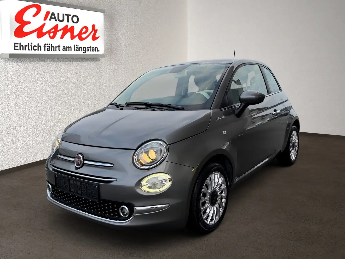 Fiat 500 1.0 GSE HYBRID 70HP Leder Grau - 2