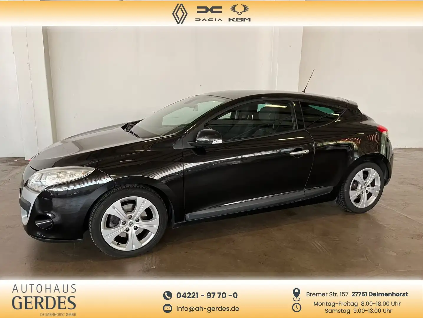 Renault Megane Coupe Dynamique "nur an Gewerbe/Export" Schwarz - 1