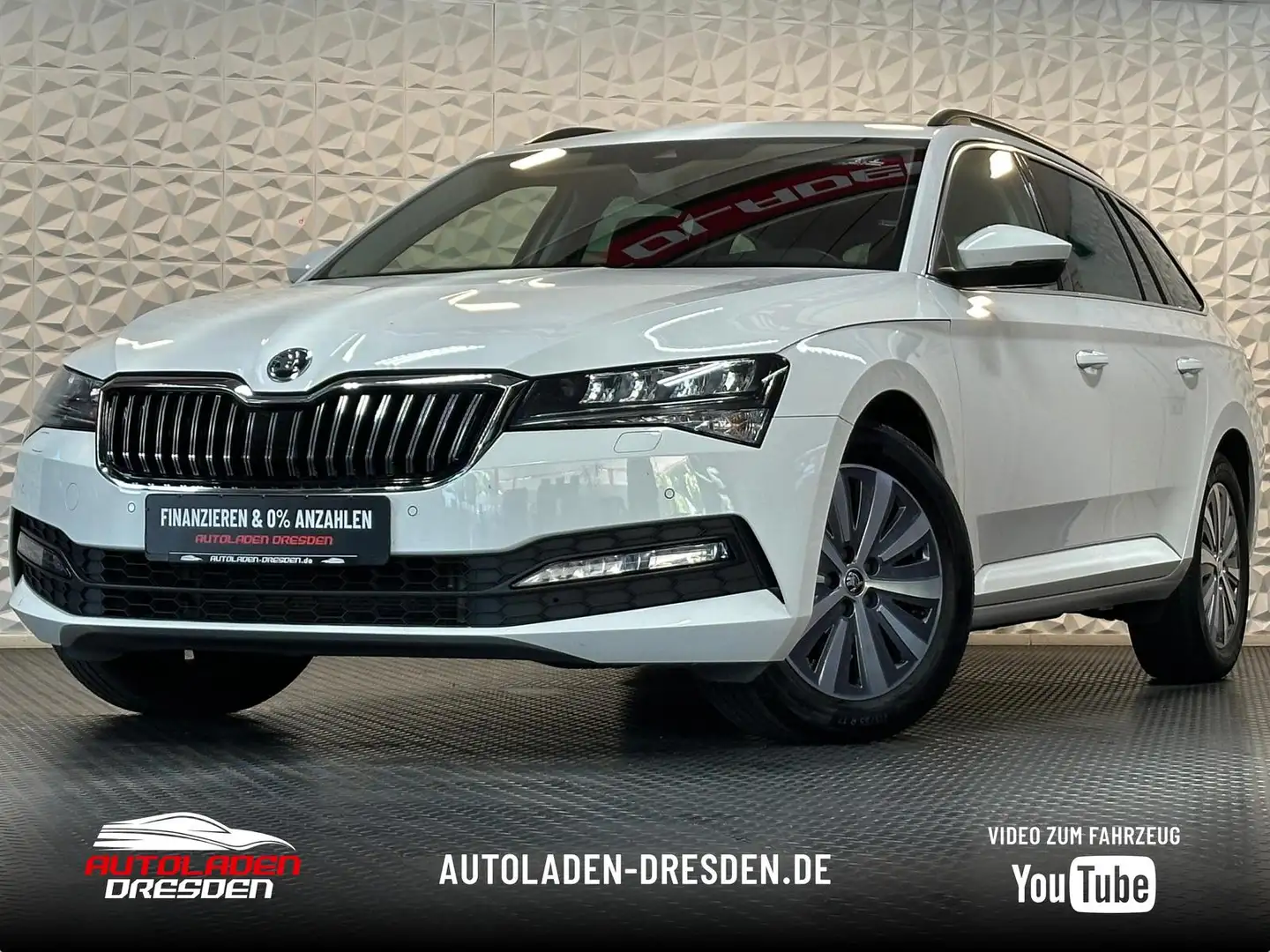 Skoda Superb 1.5TSI ACT AMBITION COMBI LPG#LED#AHK#ACC Weiß - 1