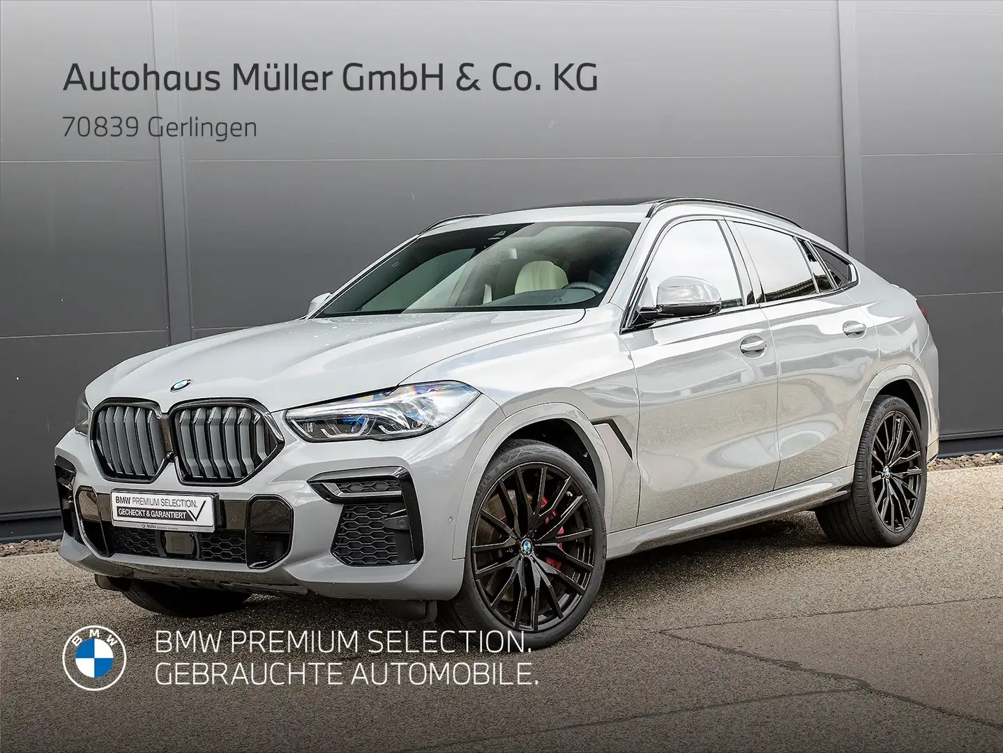 BMW X6 xDrive40d M Sportpaket GSD Laser ACC 360° 1VB Grau - 1